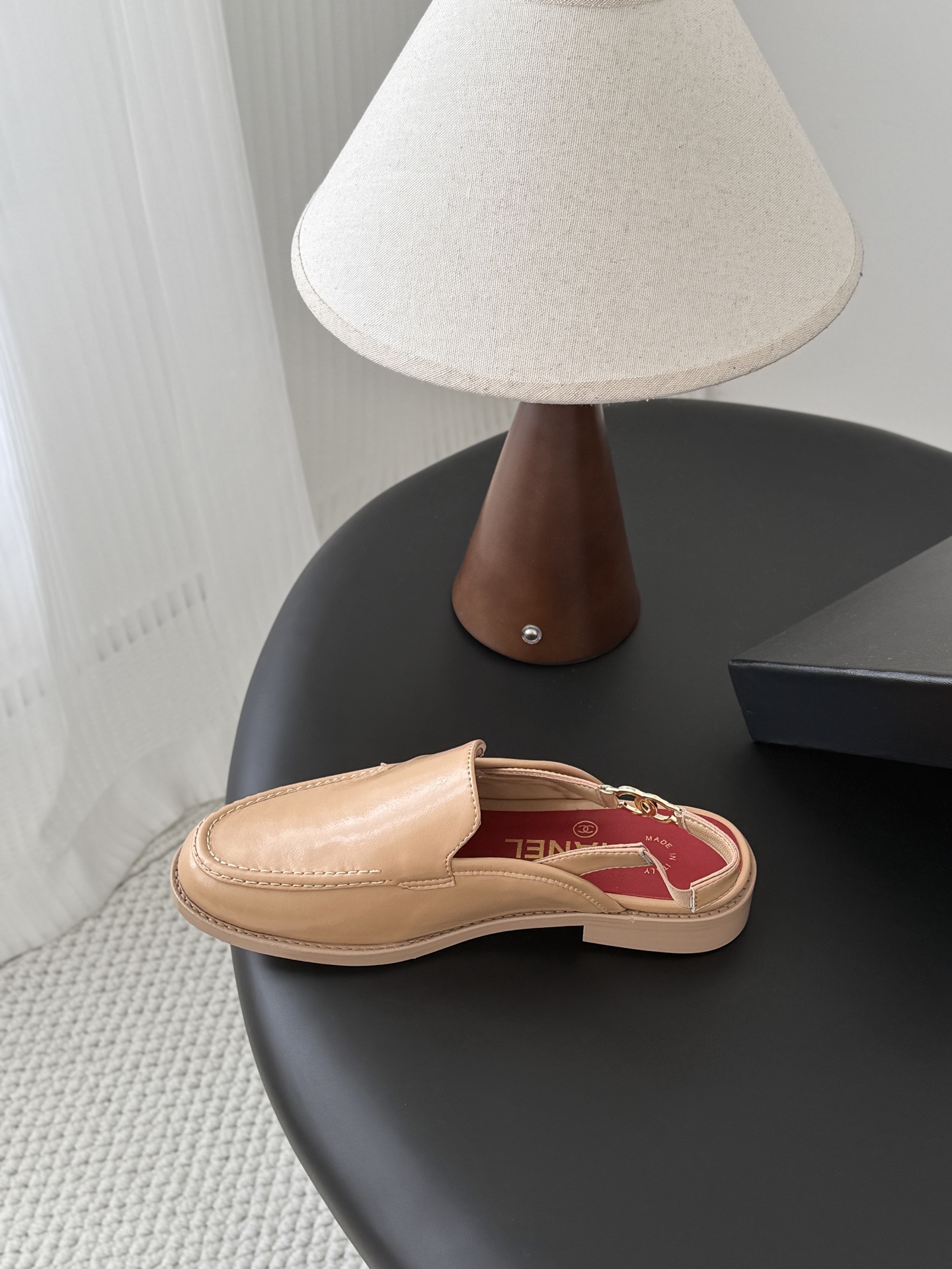 Chan 26ss slingback loafers