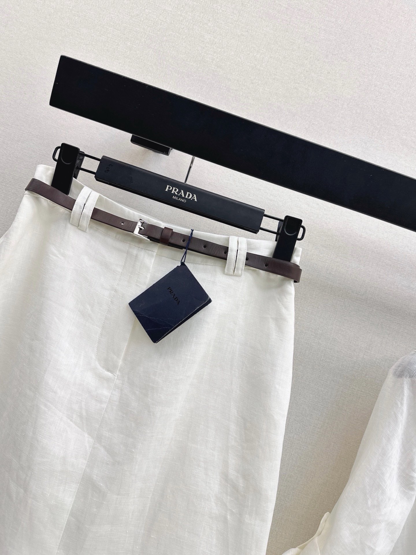 Pra 26ss belted skirt