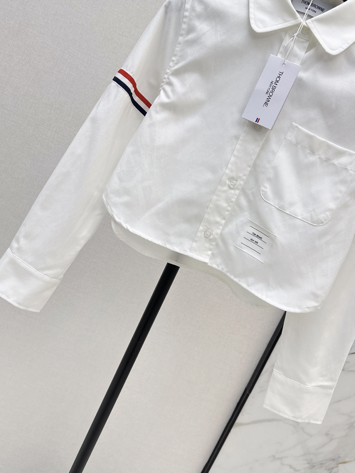Thom 26fw cropped shirt