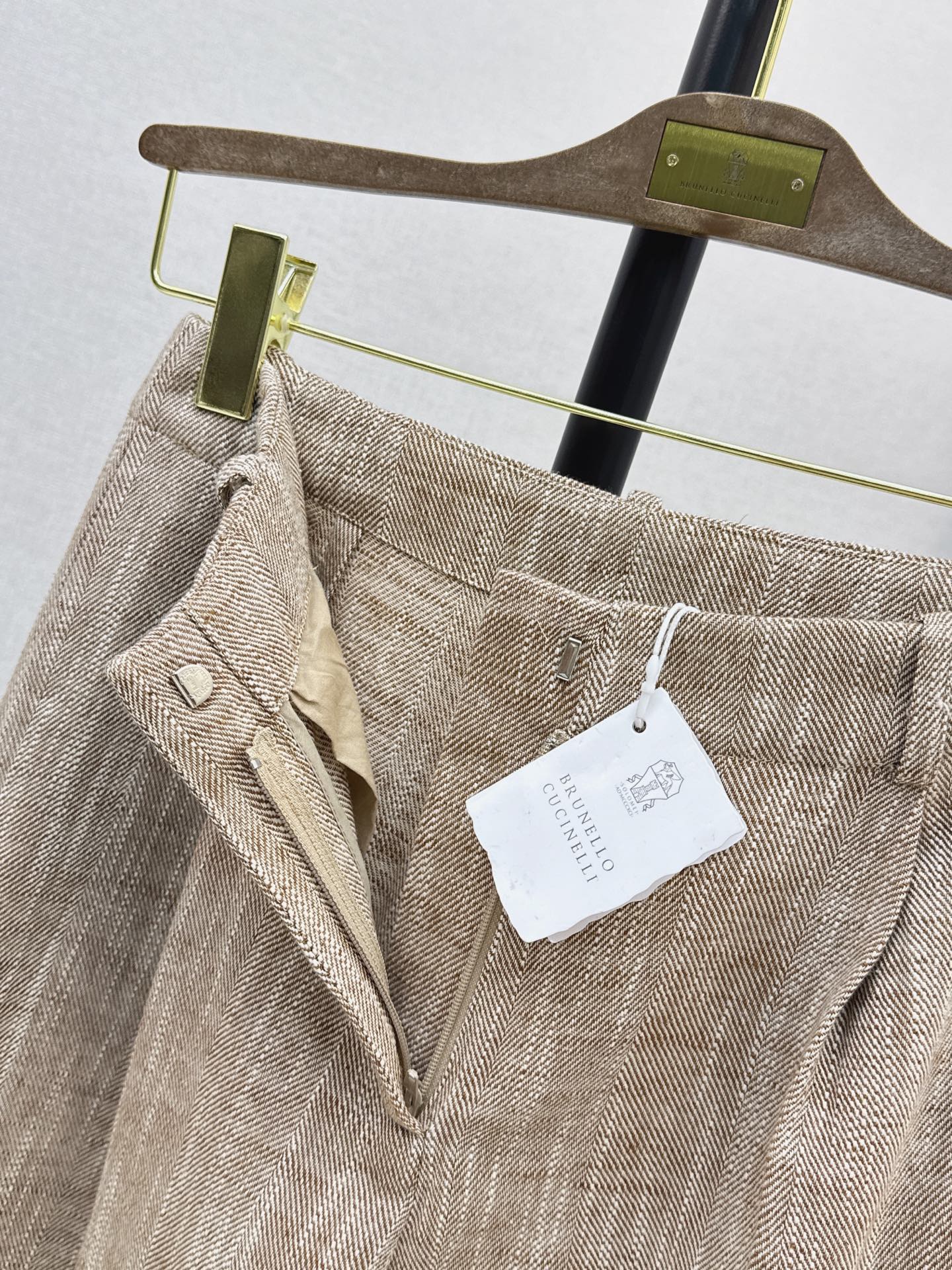 Brun 26fw linen suit pants