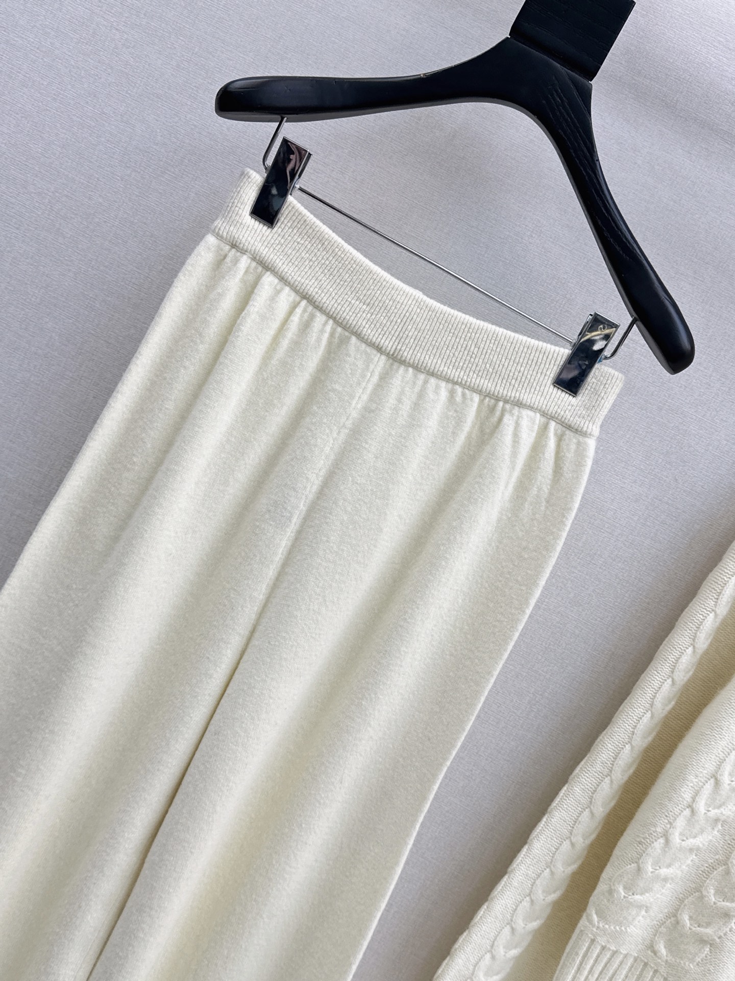 Max 26fw jacquard knit cardigan pants sets