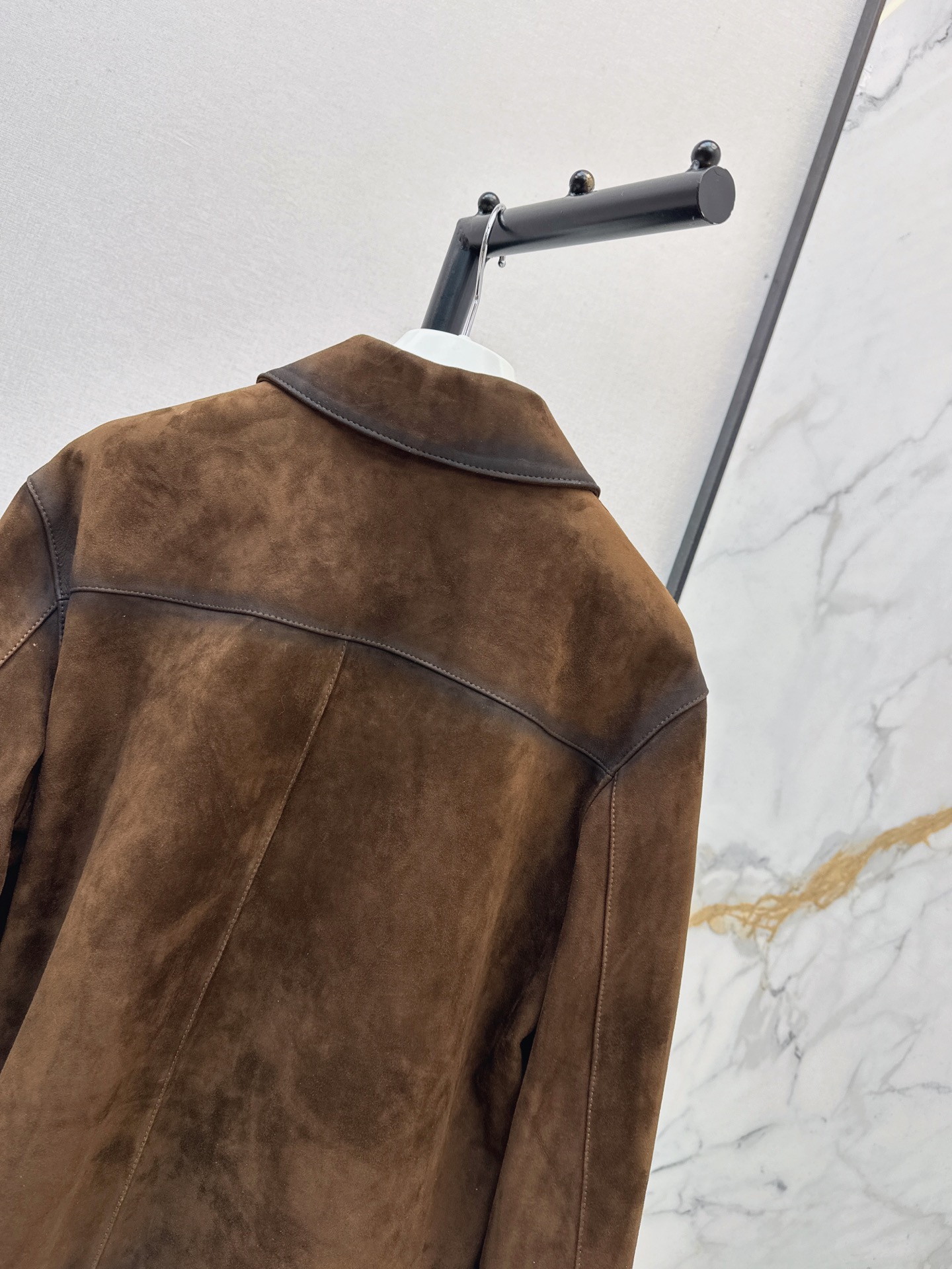 Loe 26fw suede leather jacket