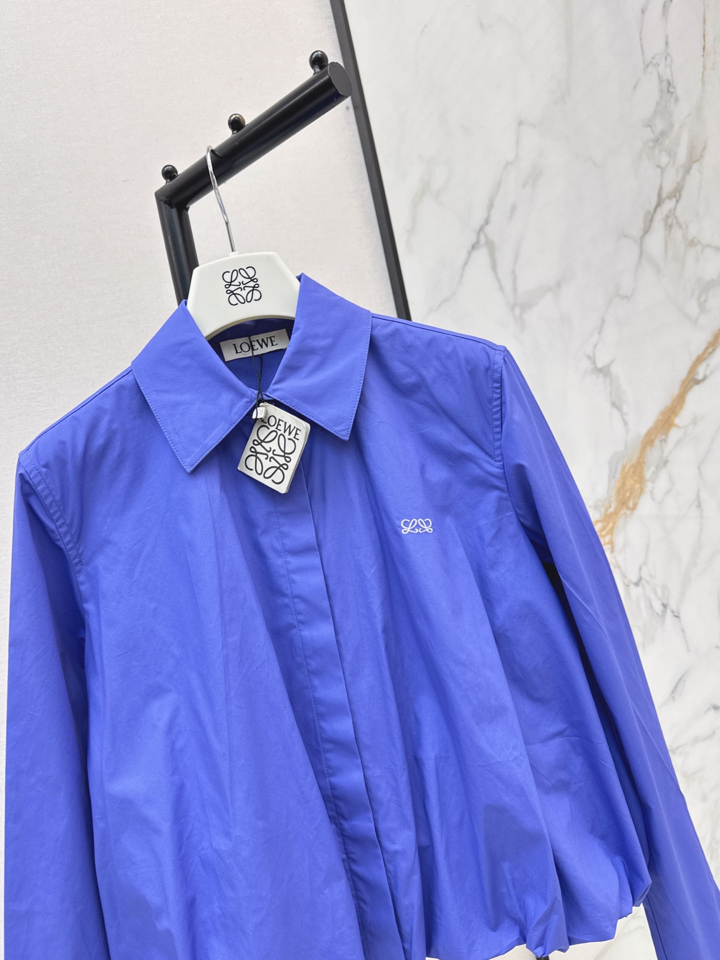 Loe 26fw drawstring shirt