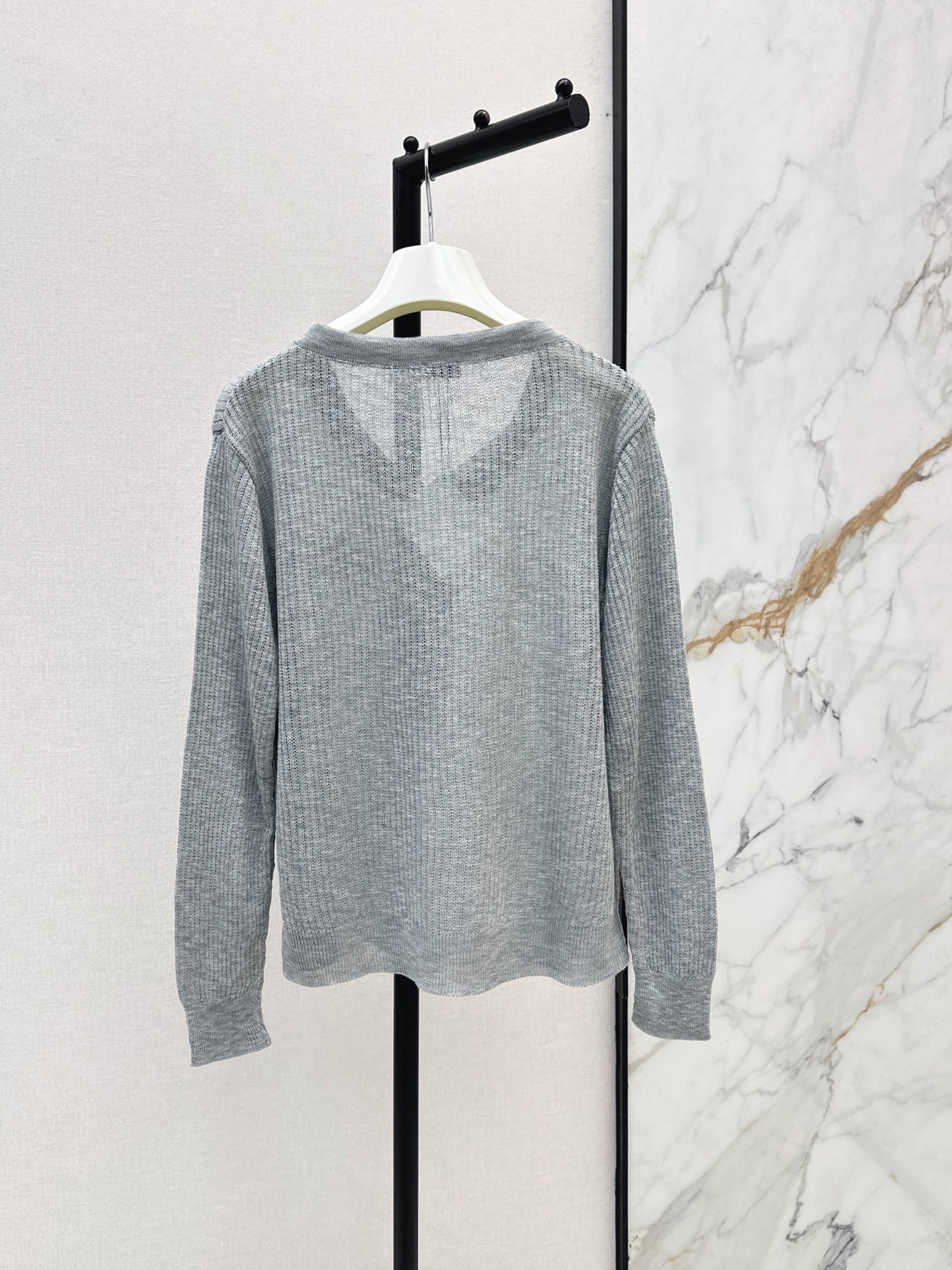 Loe 26fw scraf knit sweater