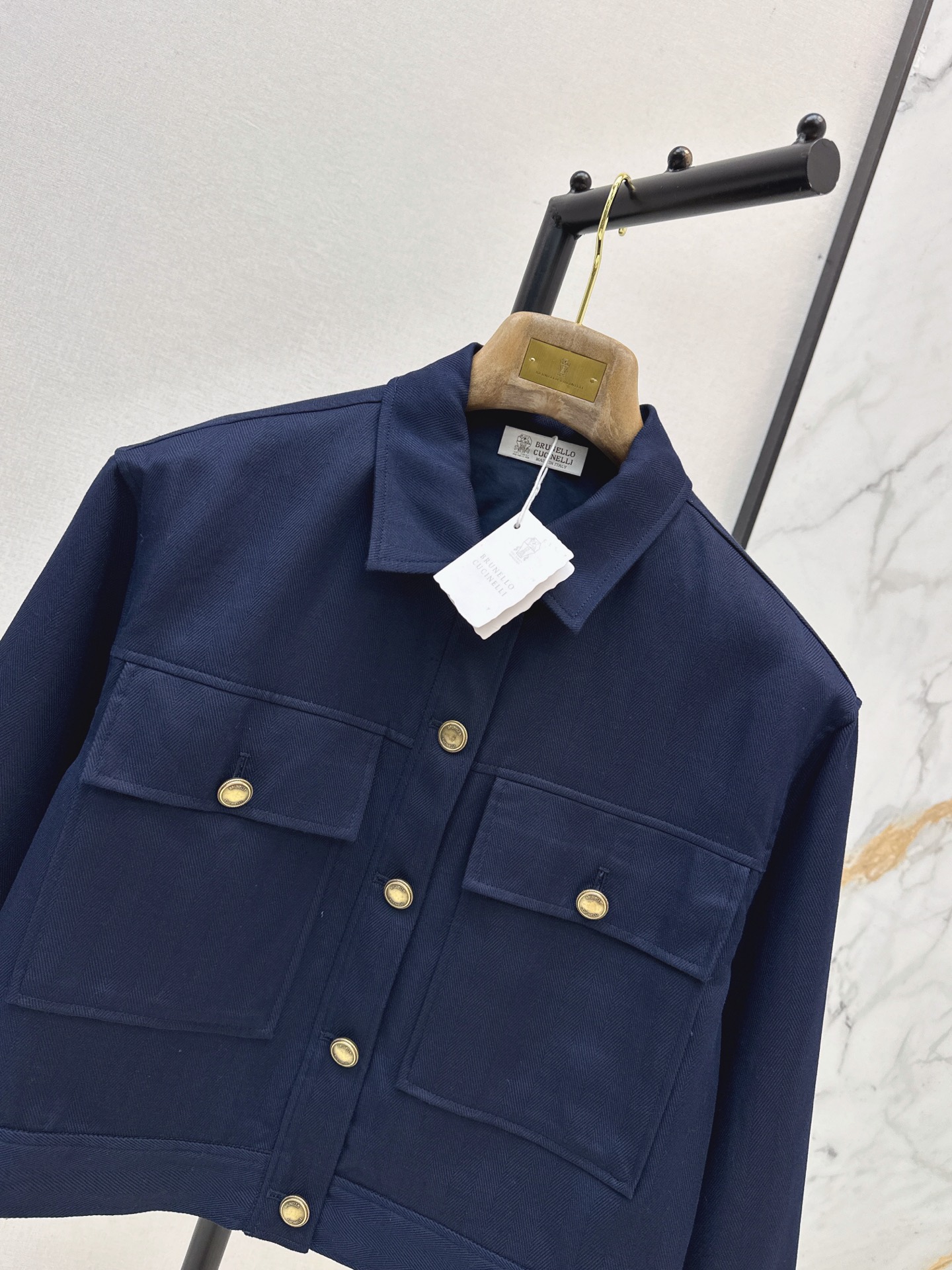 Brun 26fw cropped jacket
