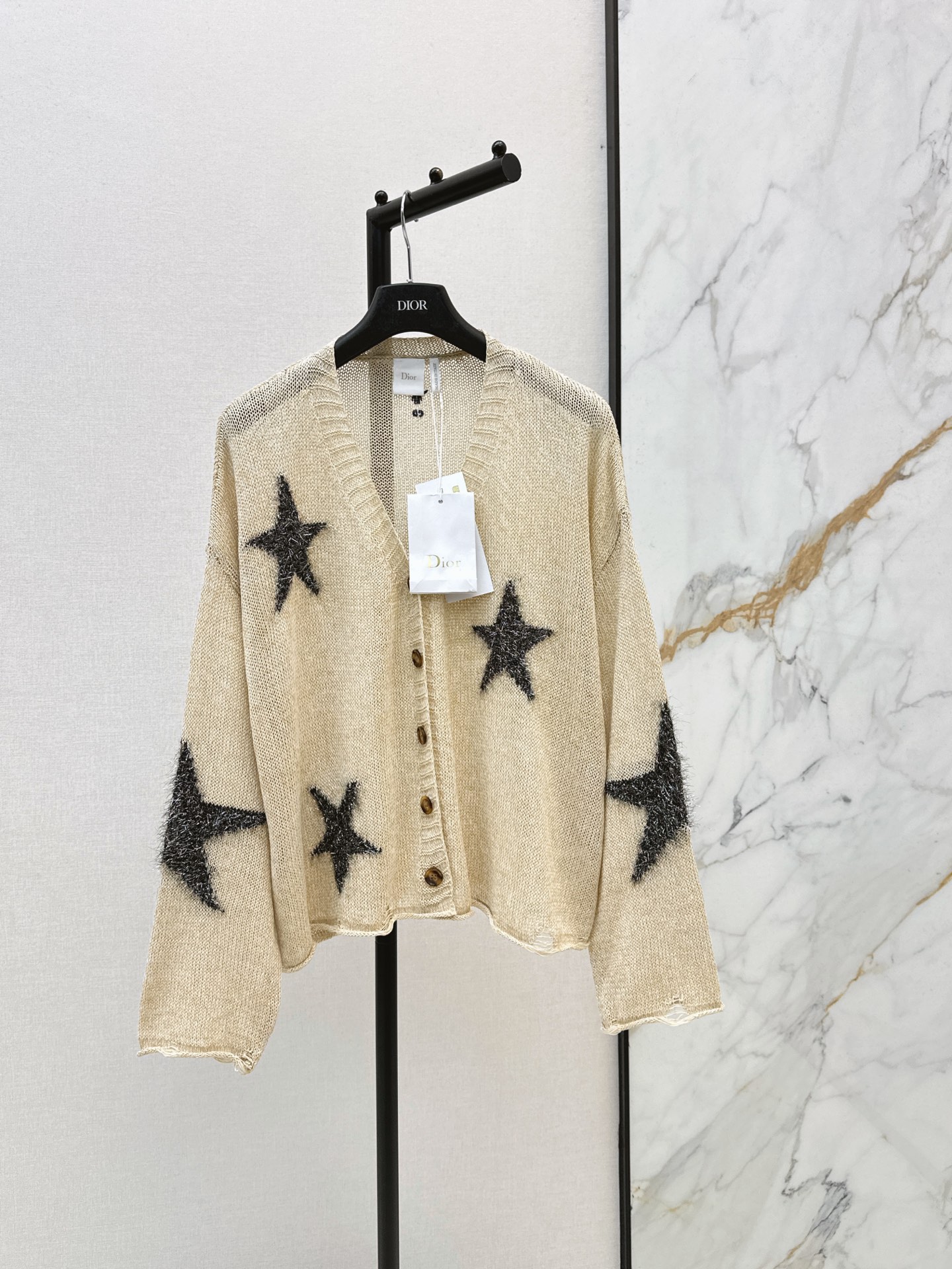 CD 26fw jacquard knit cardigan