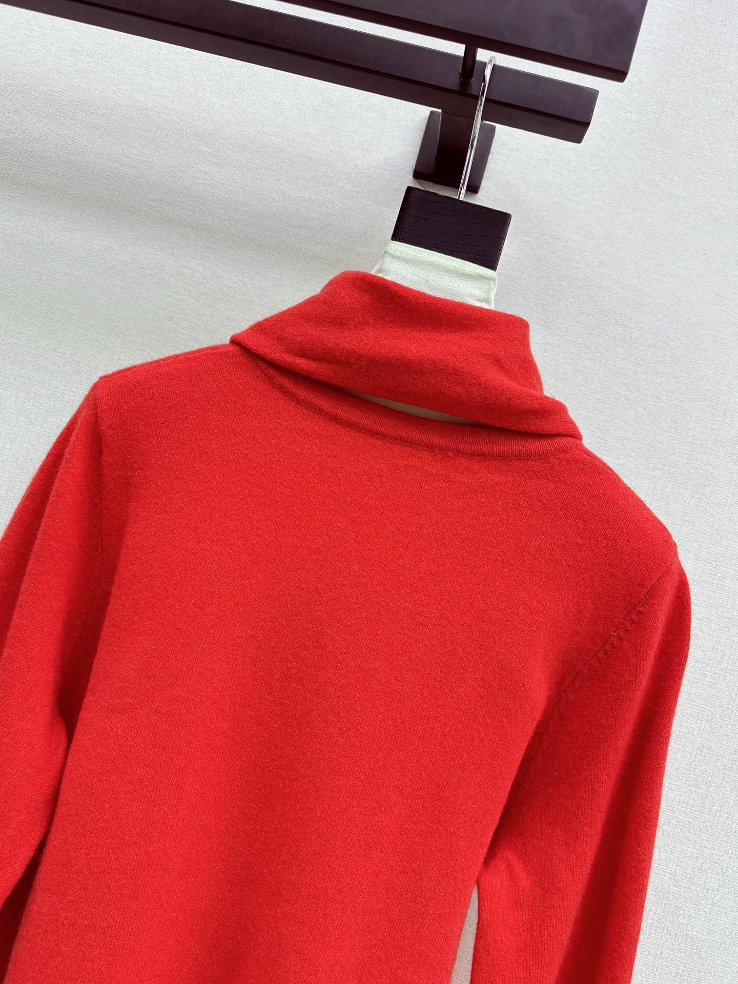 Row 26fw draped scarf-neck knit sweater