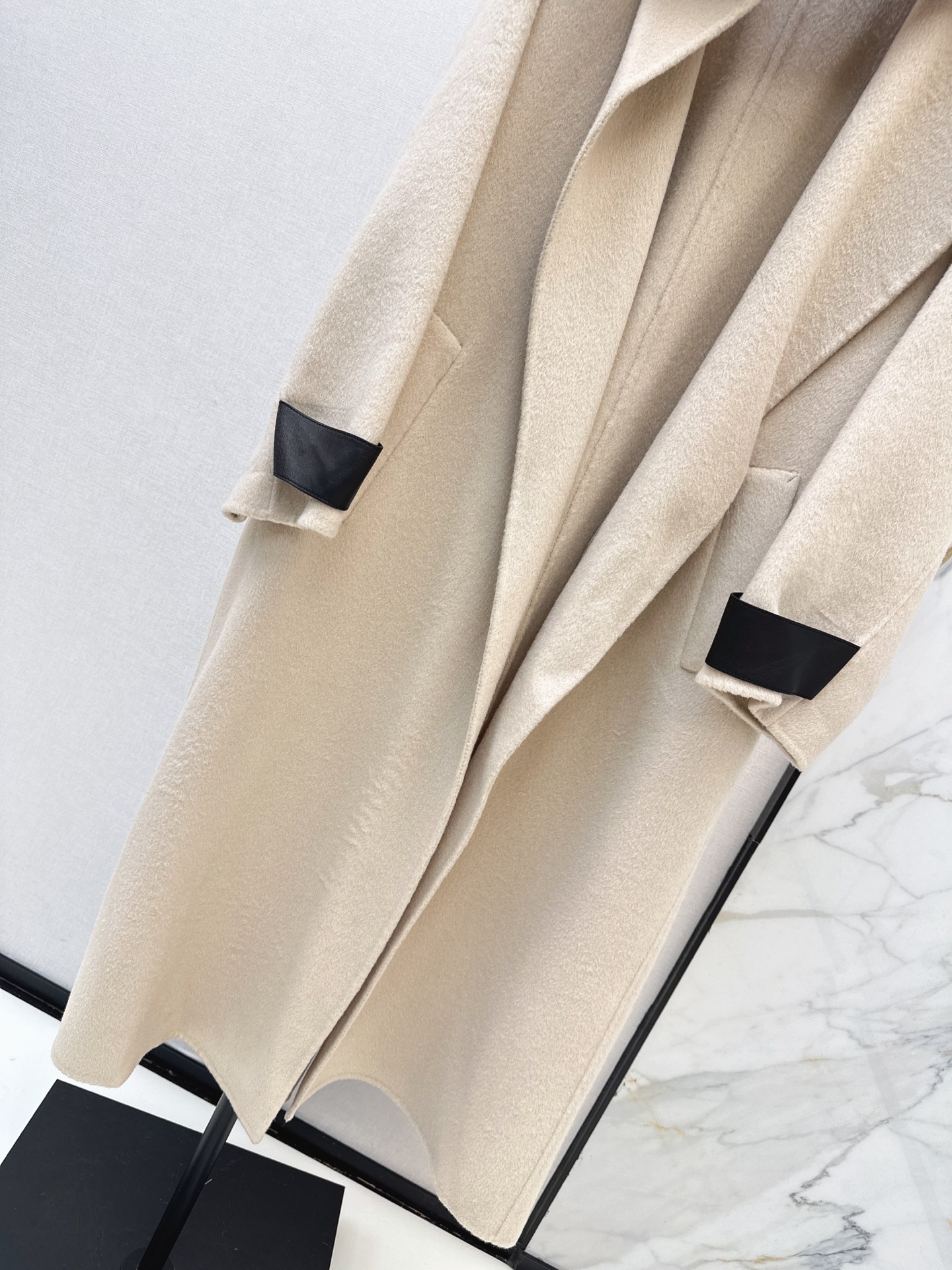Loui 26fw woolen scarf overcoats