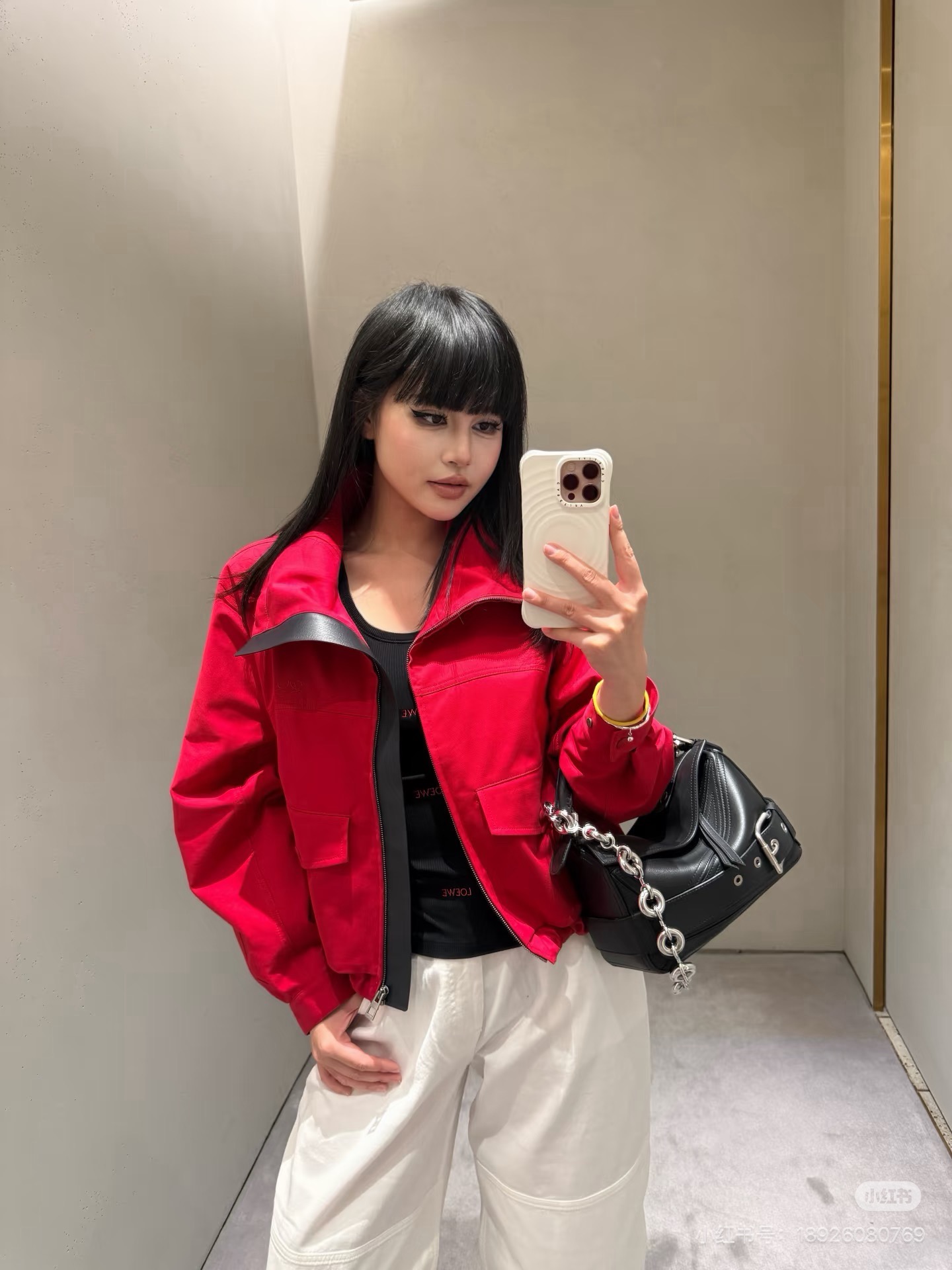Loe 26FW Cropped Denim Jacket