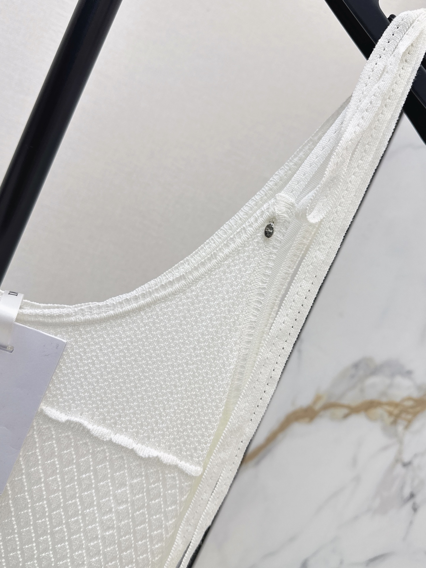 CD 26ss hollow knit slip dress