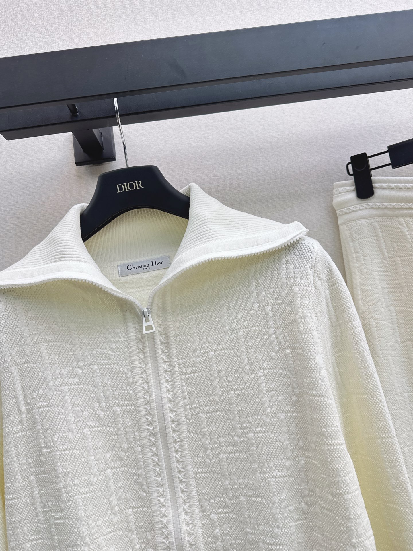 CD 26fw knit zipper jacket pants sets
