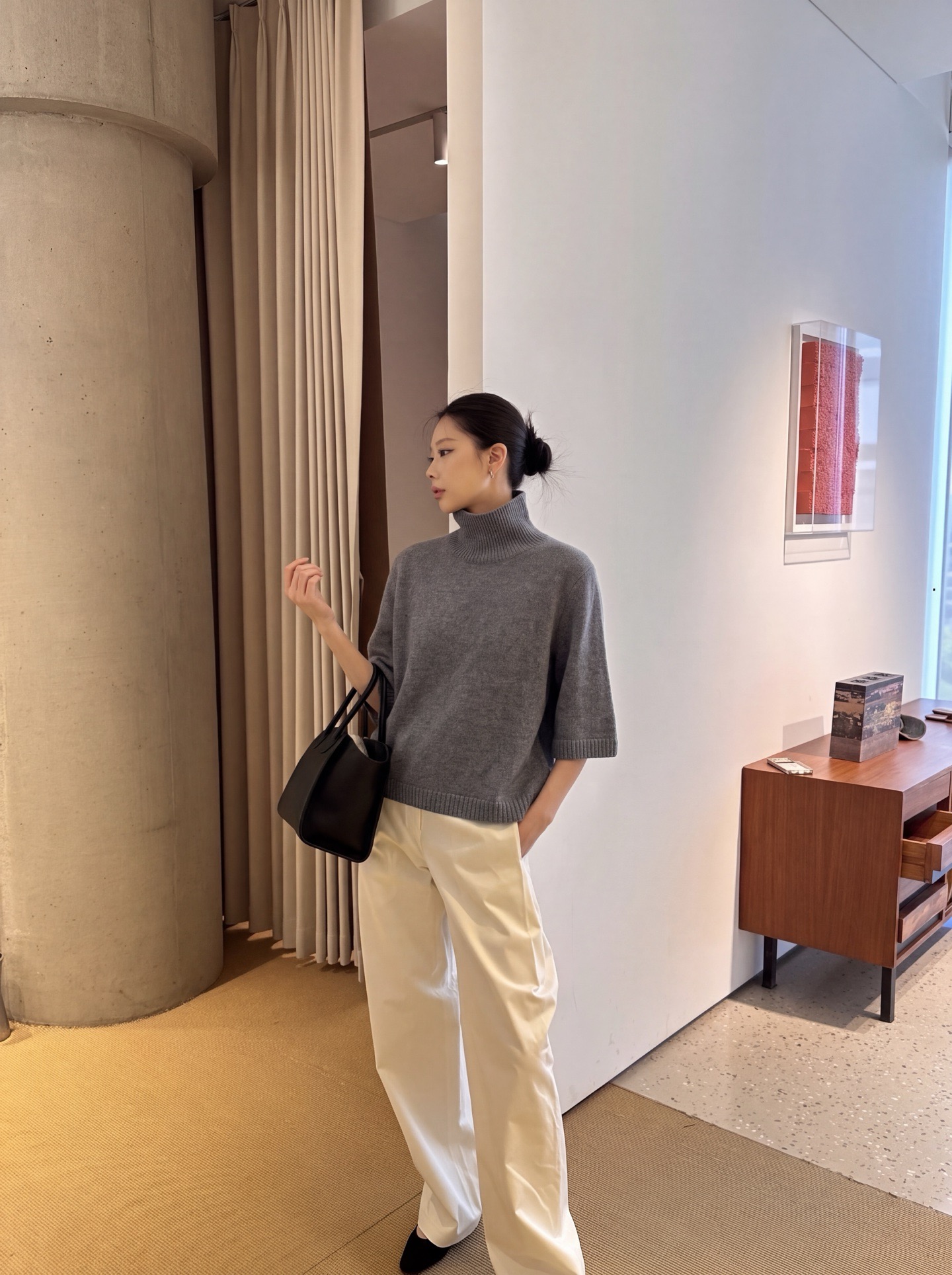 Row 26fw high neck knitwear