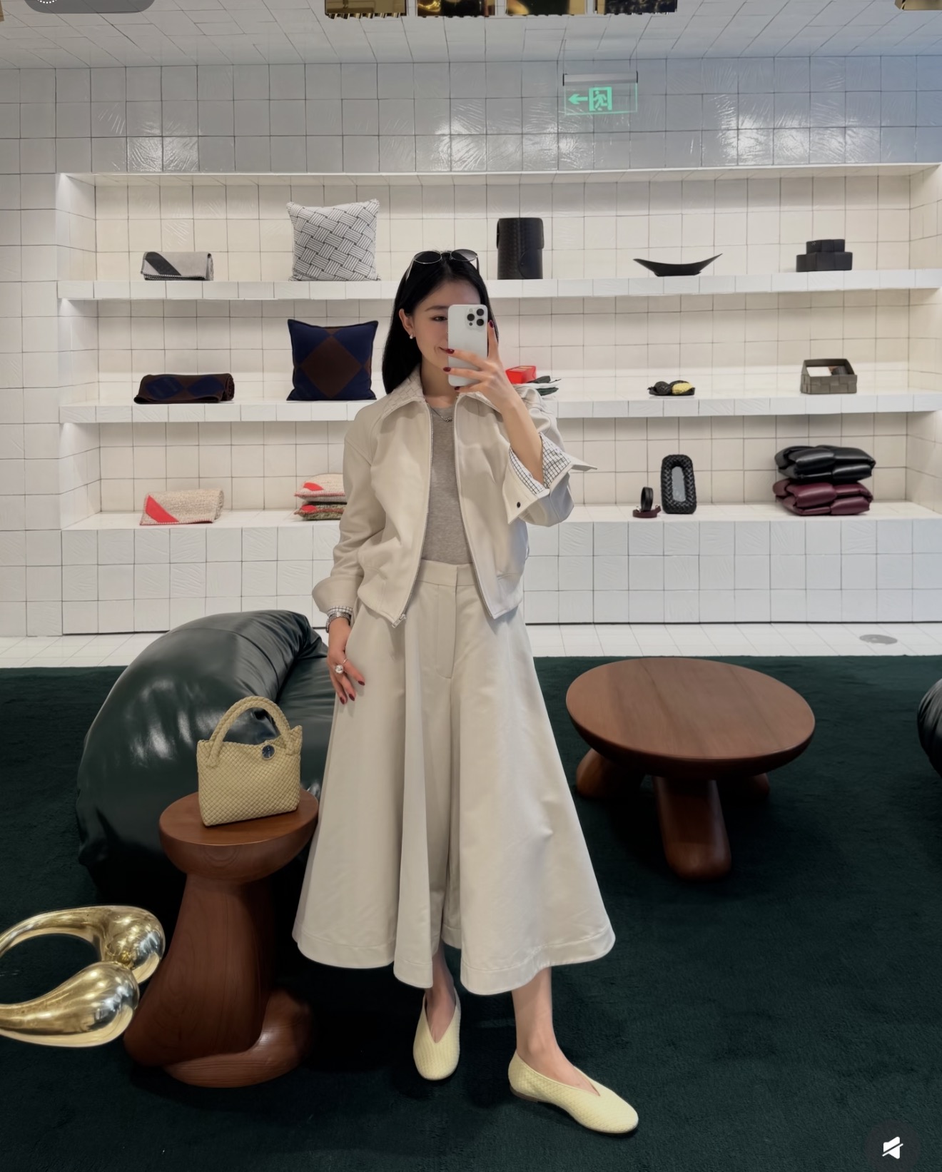 Bott 26fw woven neck jacket
