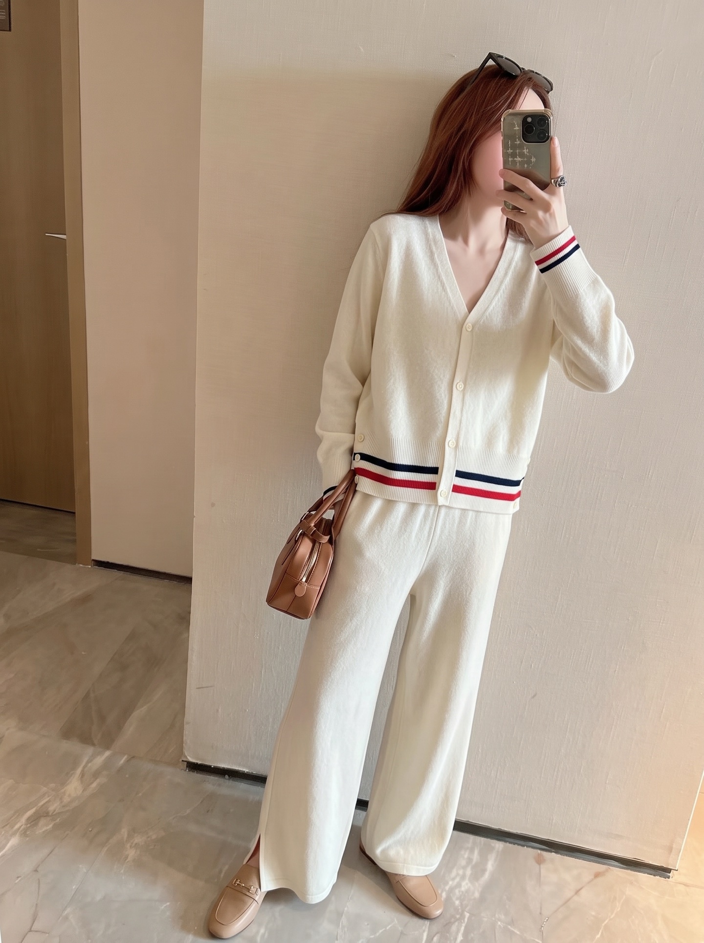 Thom 26fw wool cardigan pant sets
