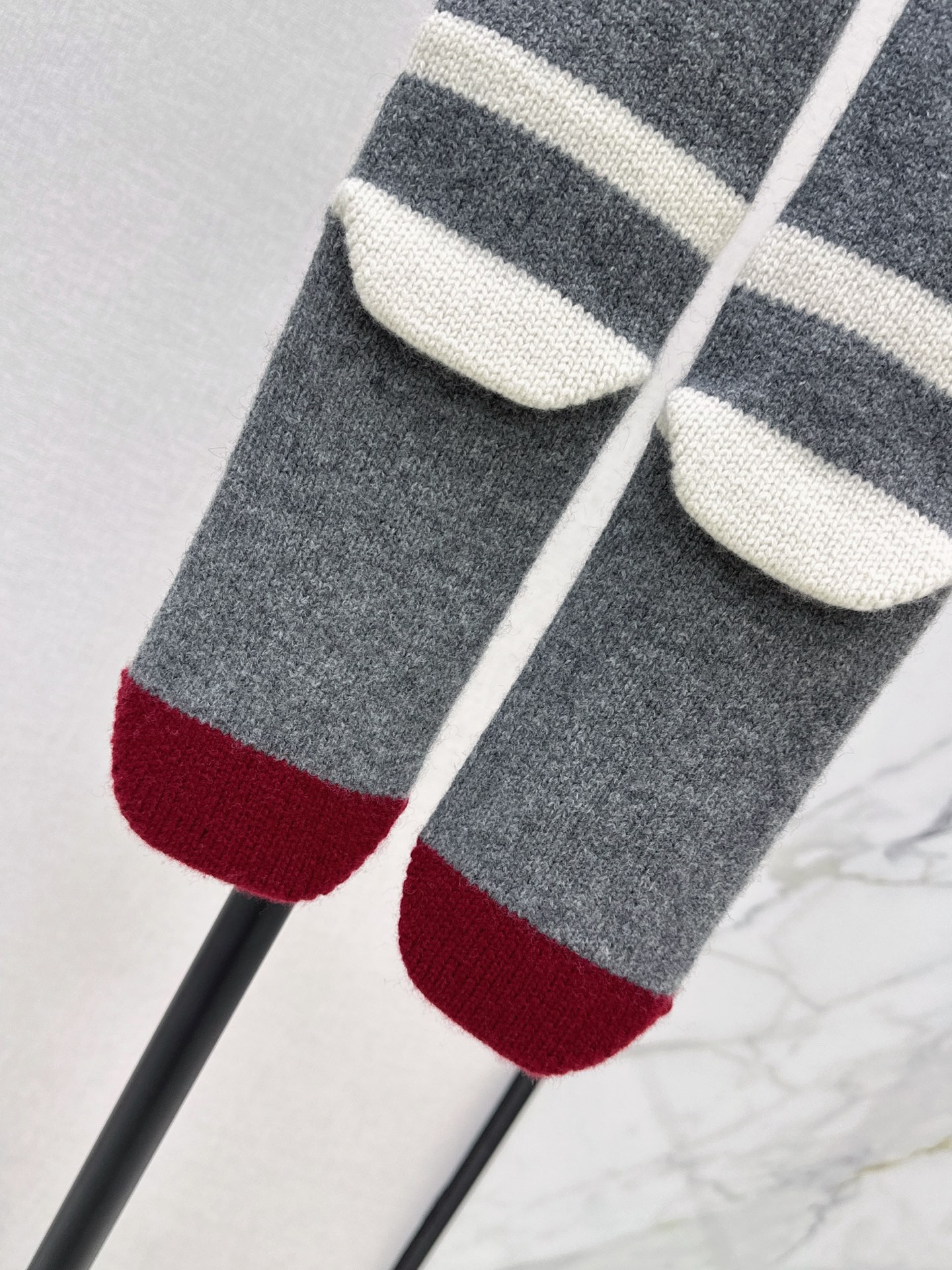 Chan 26fw cashmere knit stocking
