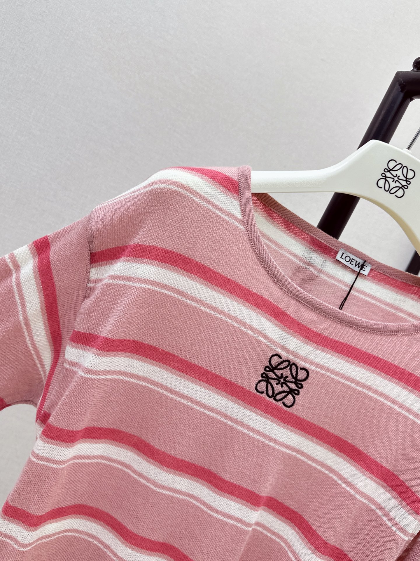 Loe 26ss stripe wool knitwear