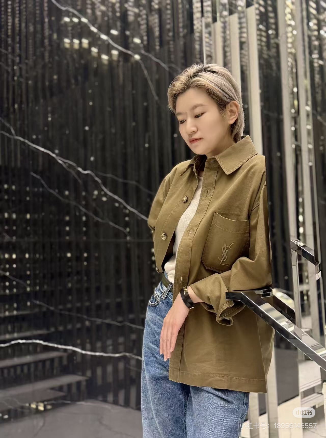 Sain 26fw denim shirt
