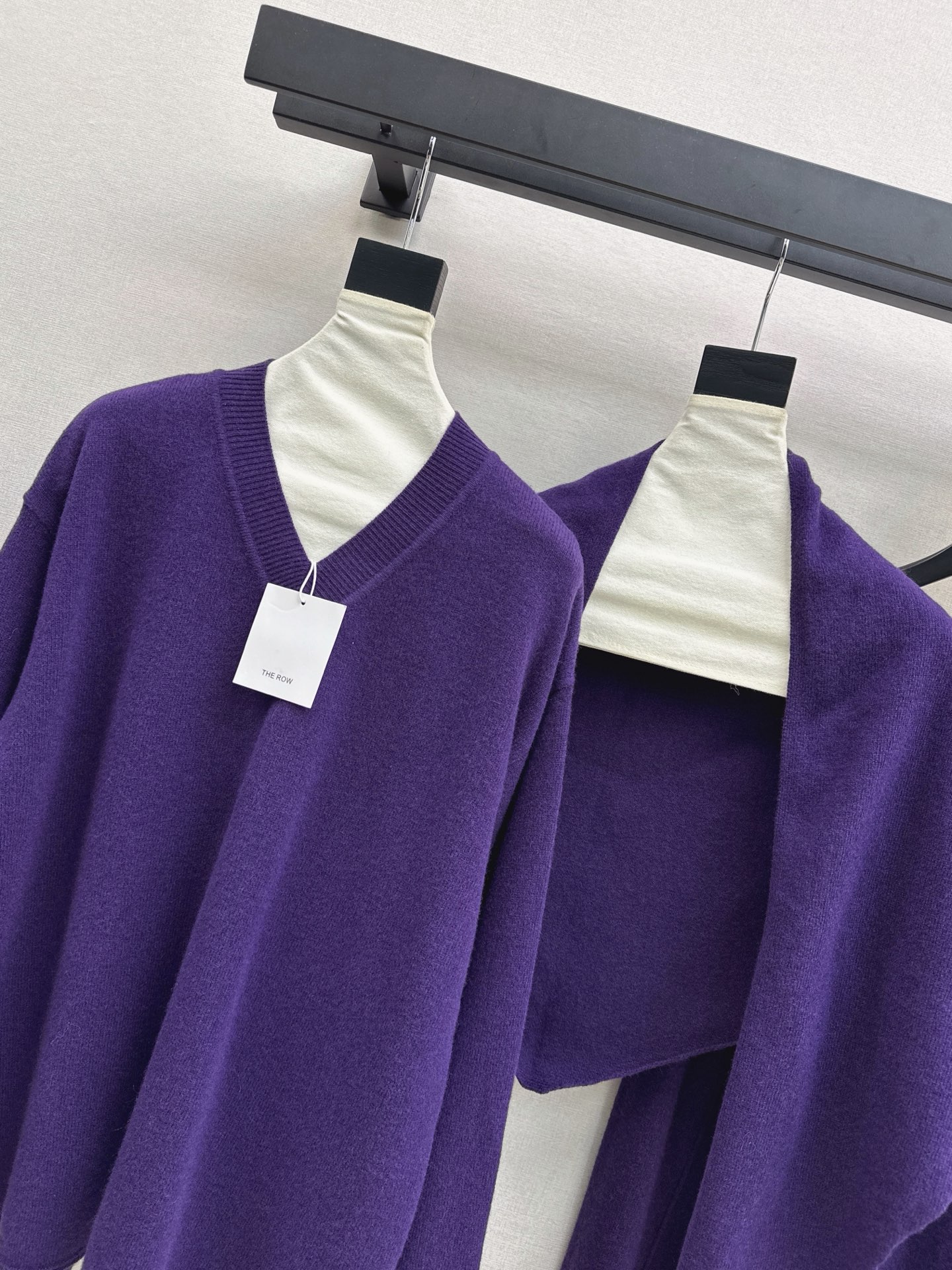 Row 26fw wool cape sweater pants sets