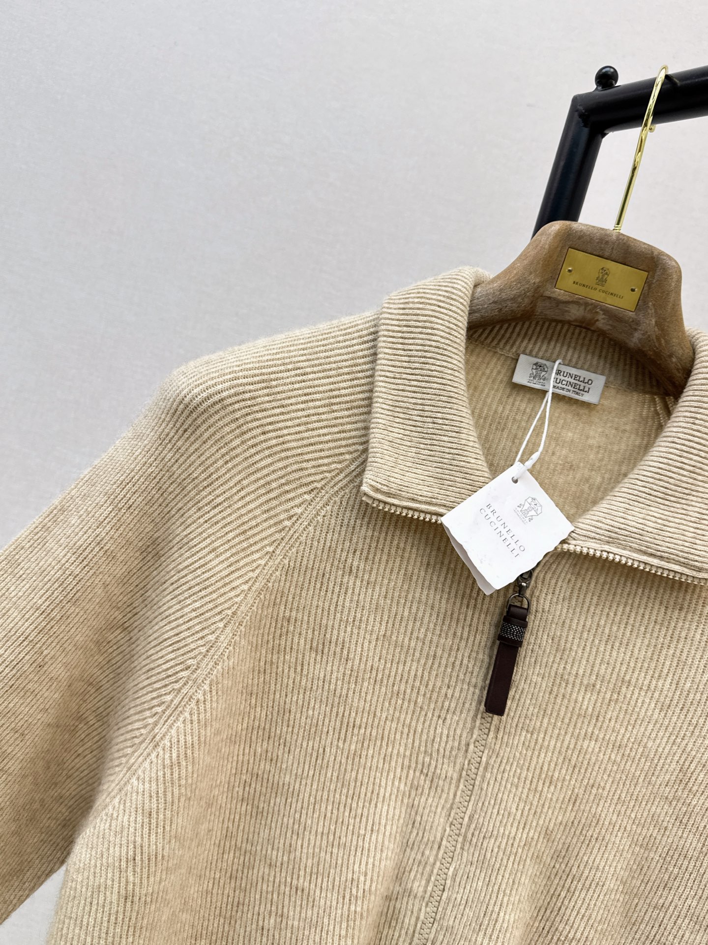 Brun 26fw cashmere knit jacket
