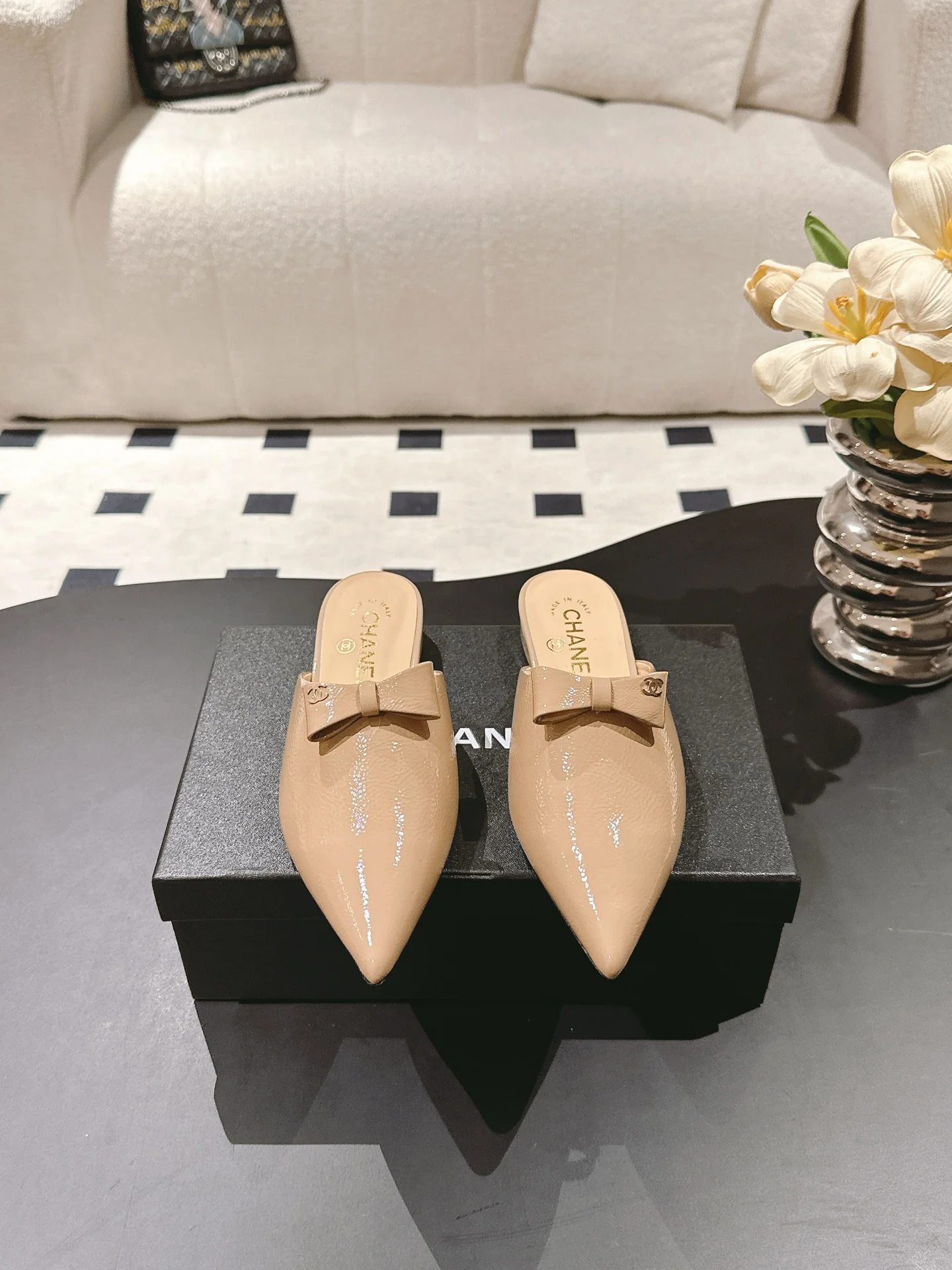 Chan 25fw mules