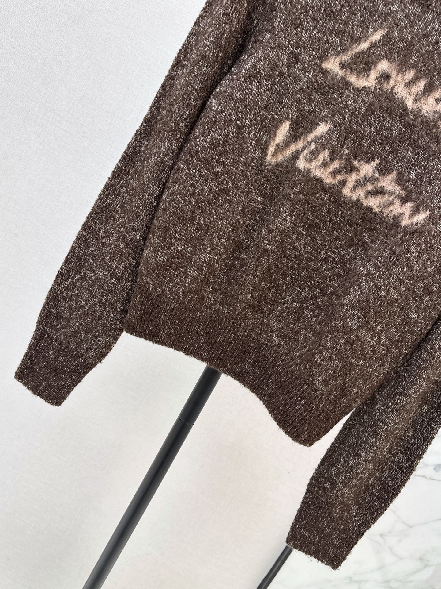 Loui 26fw intarsia knit sweater
