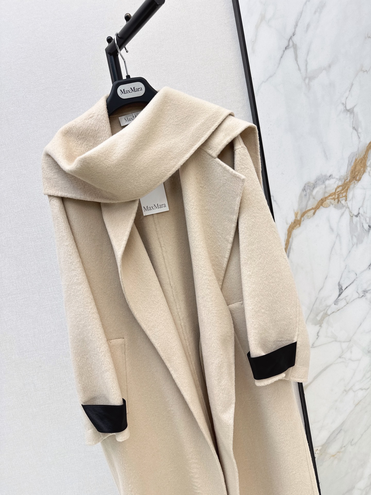 Loui 26fw woolen scarf overcoats