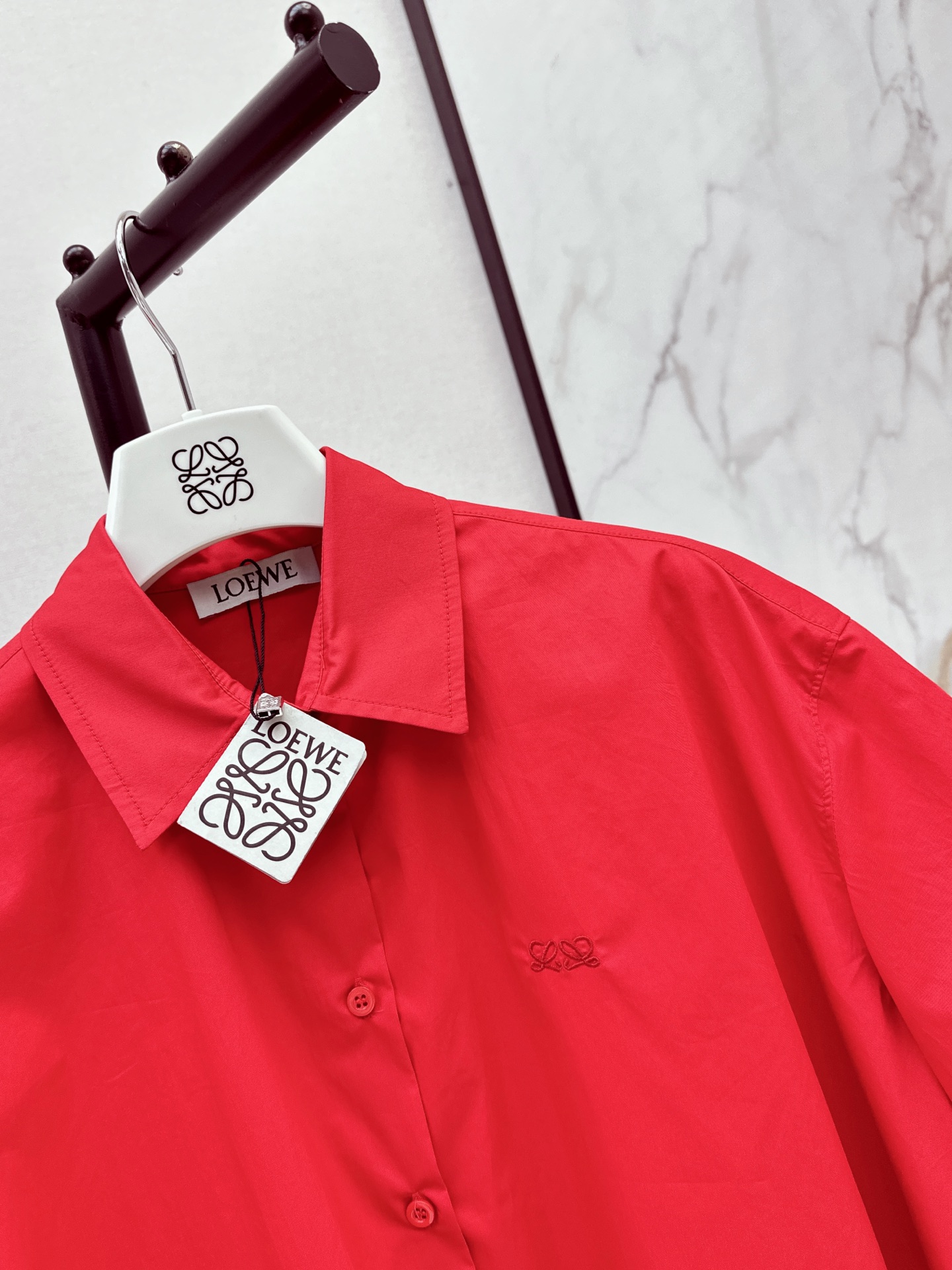 Loe 26fw cropped shirt