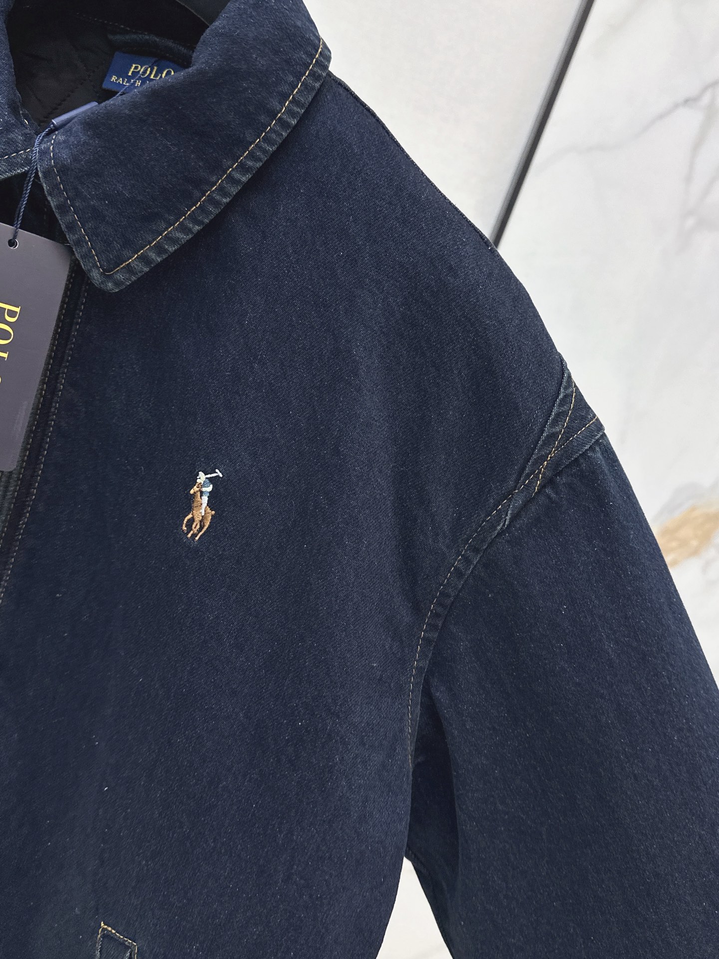 Ralp 26f w denim padded jacket