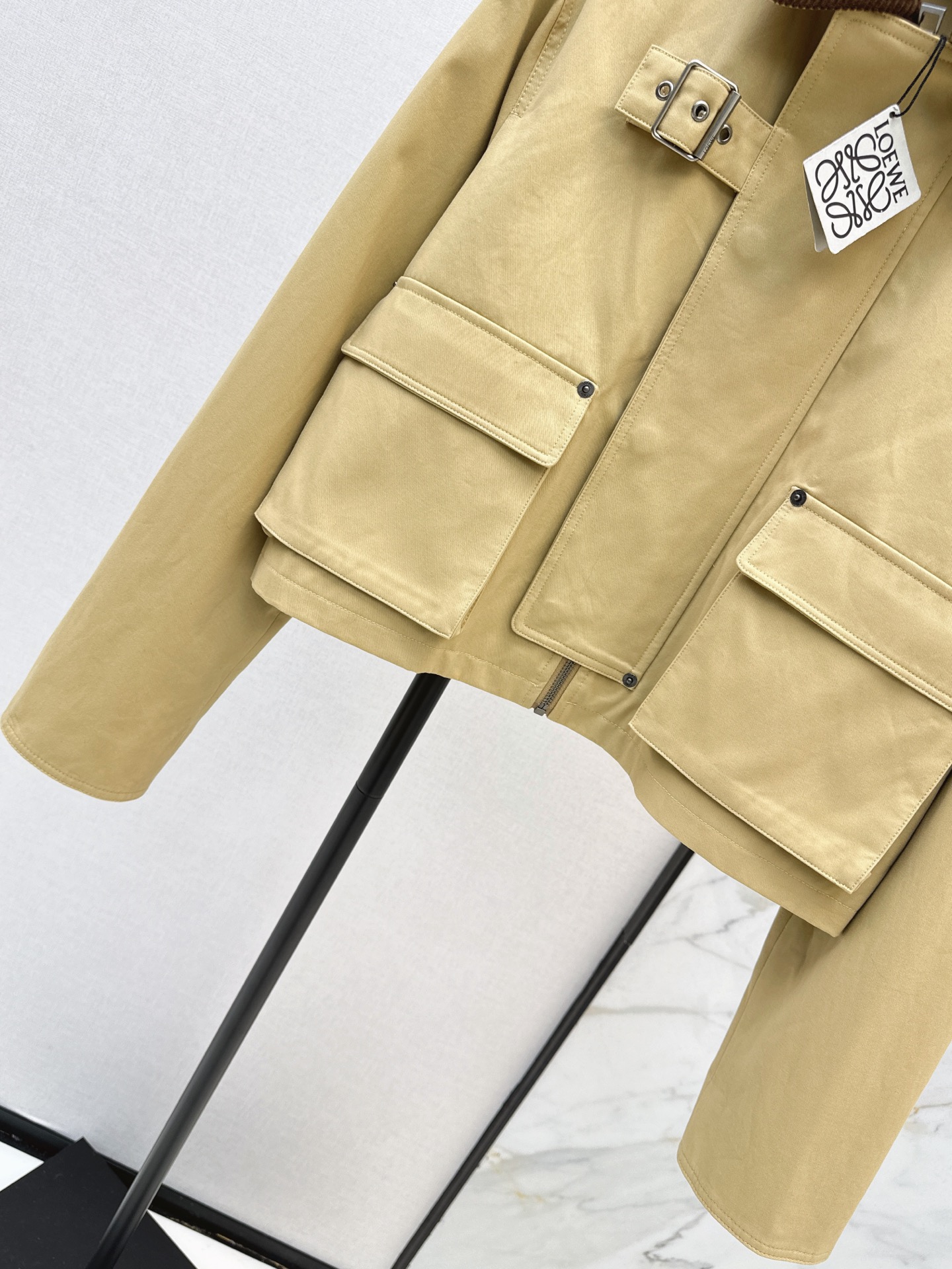 Loe 26fw zipper denim jacket