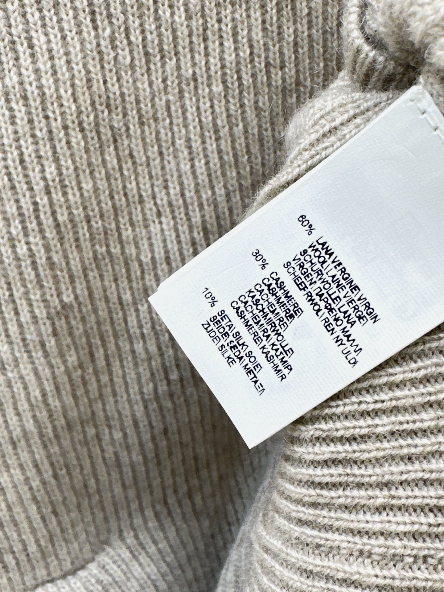 Brun 26fw beading knit cardigan