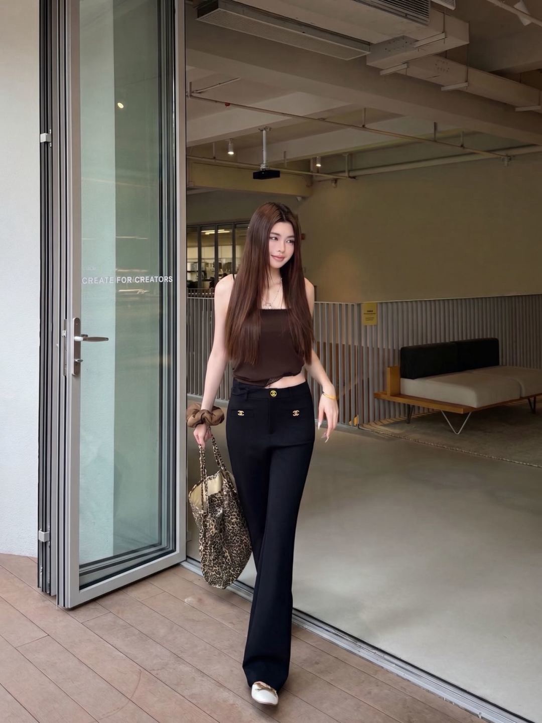 Chan 26fw flared pants