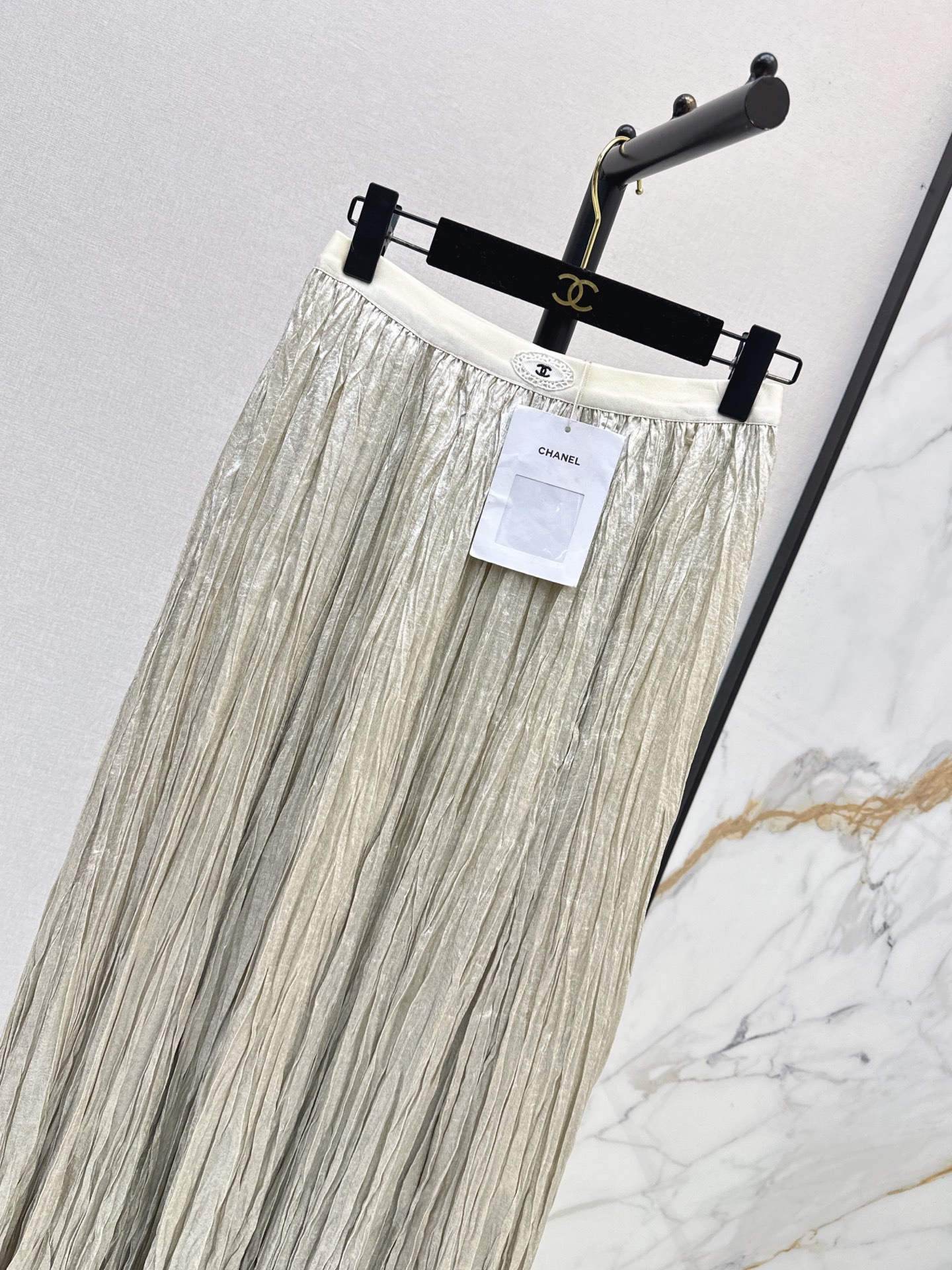 Chan 26fw pleated skirt