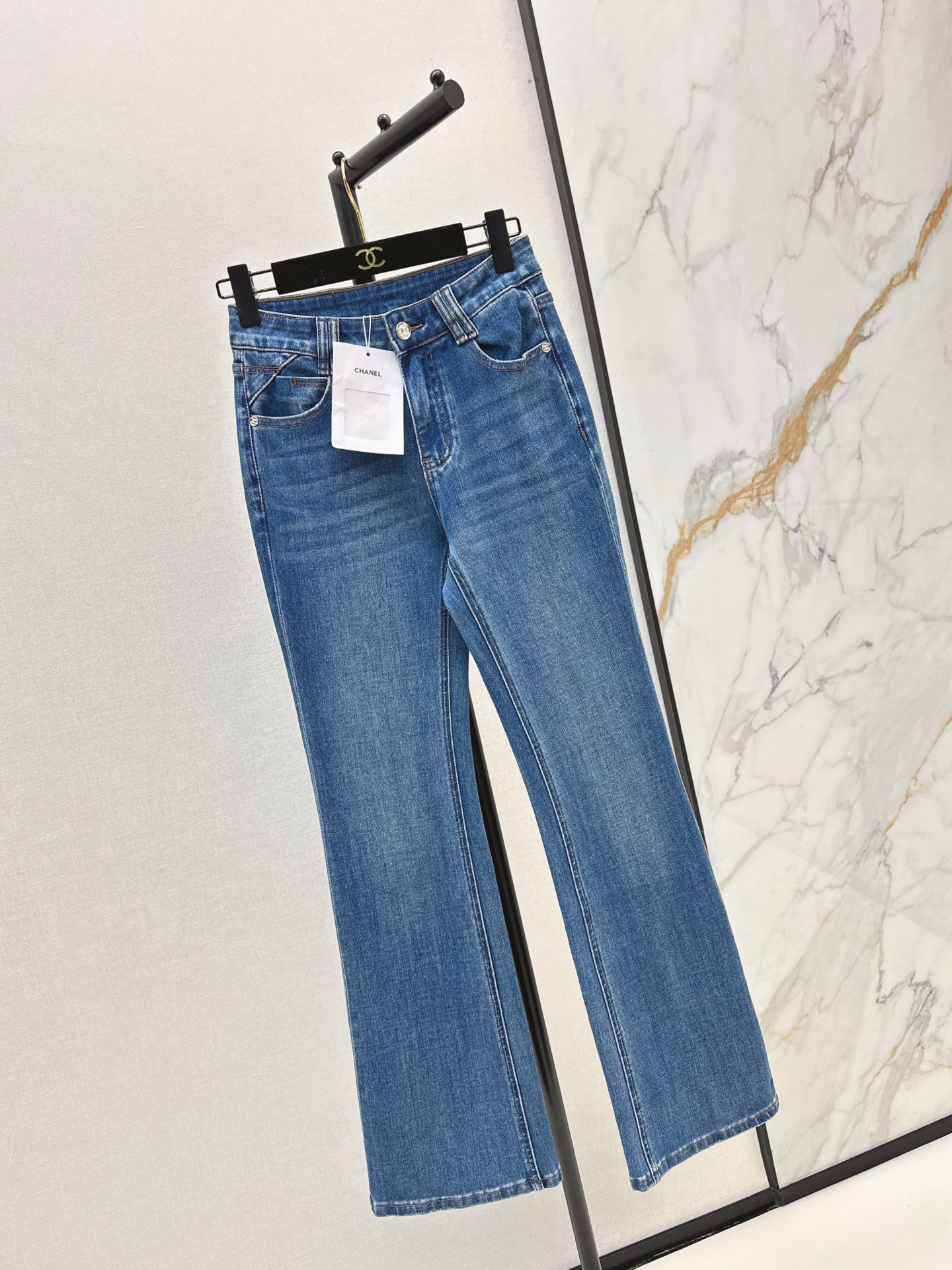 Chan 26fw slim-fit jeans