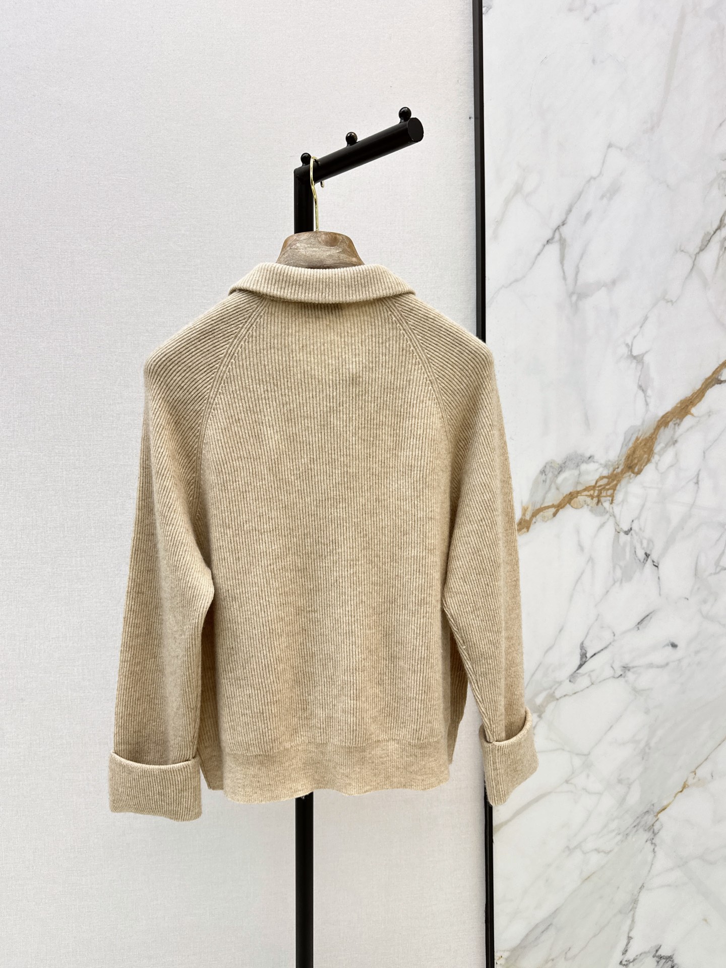 Brun 26fw cashmere knit jacket