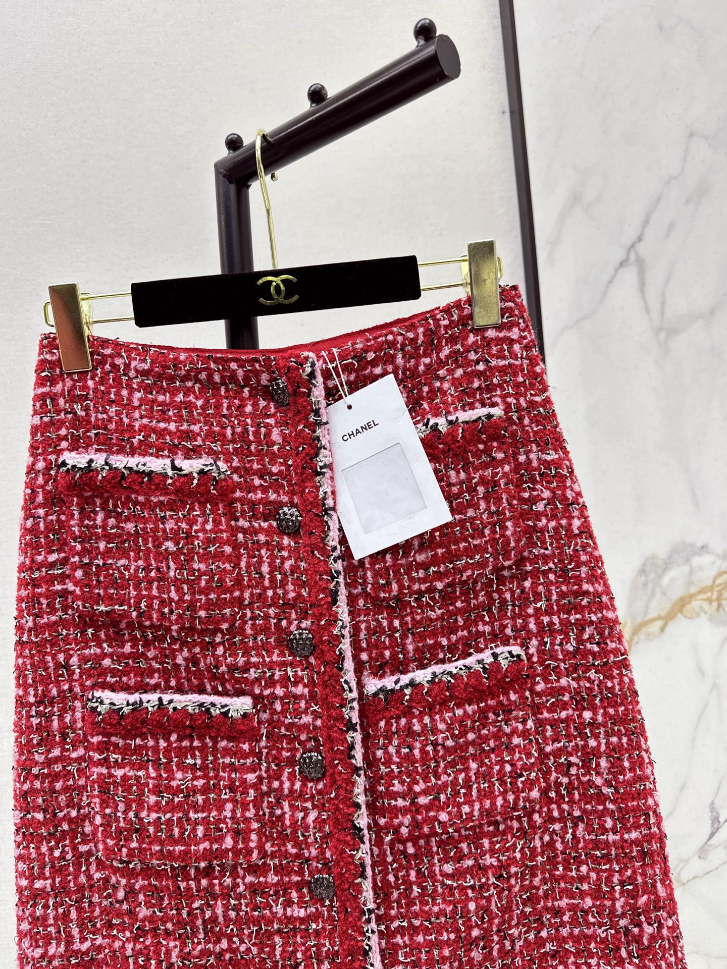 Chan 26fw tweed skirt