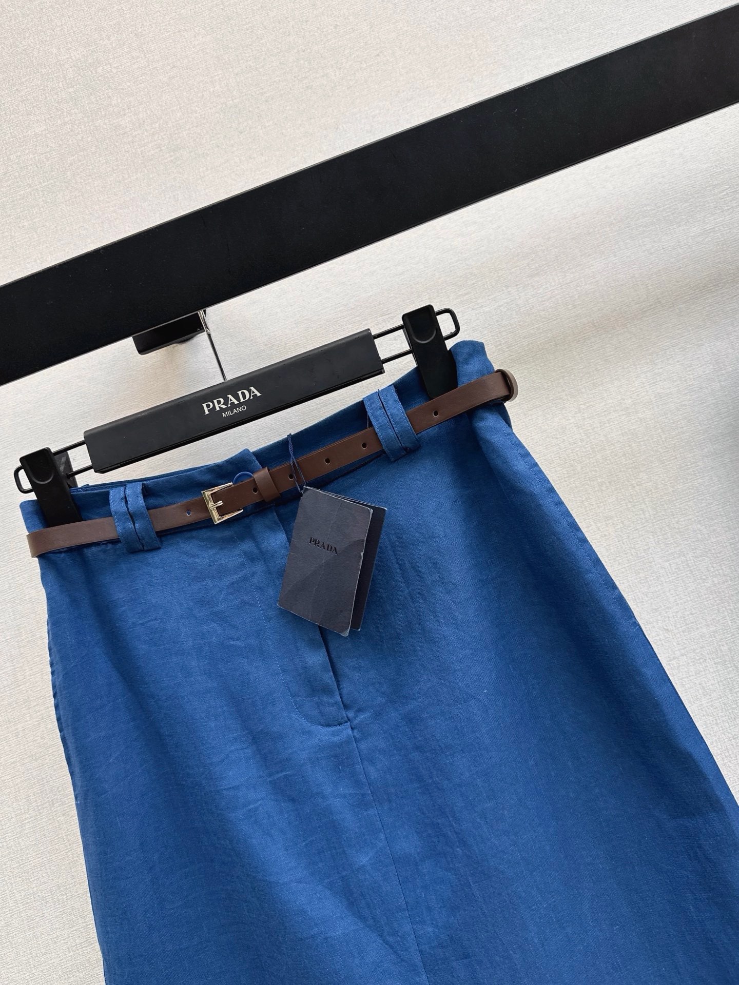 Pra 26ss belted skirt