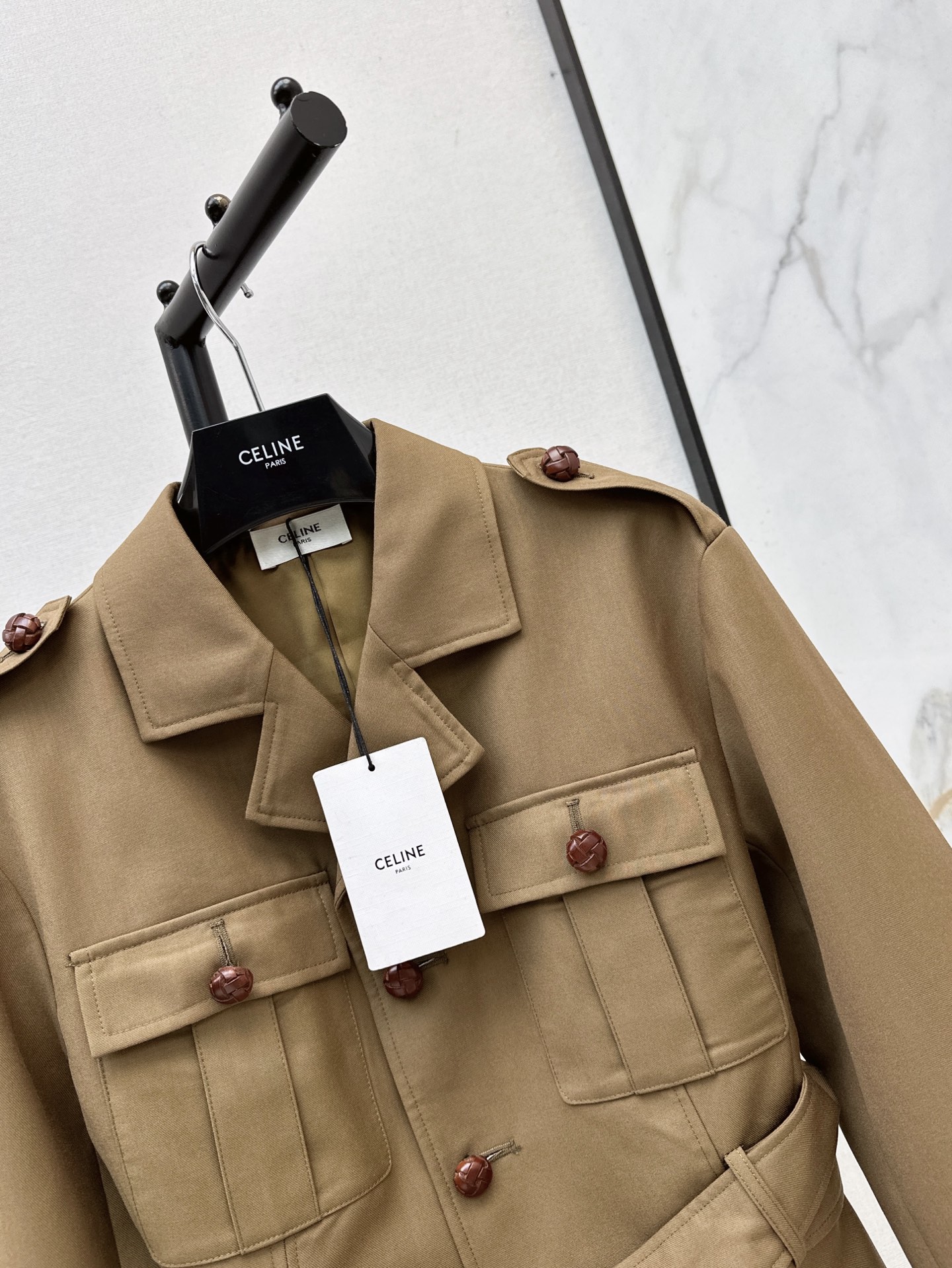 Celi 26fw belted jacket