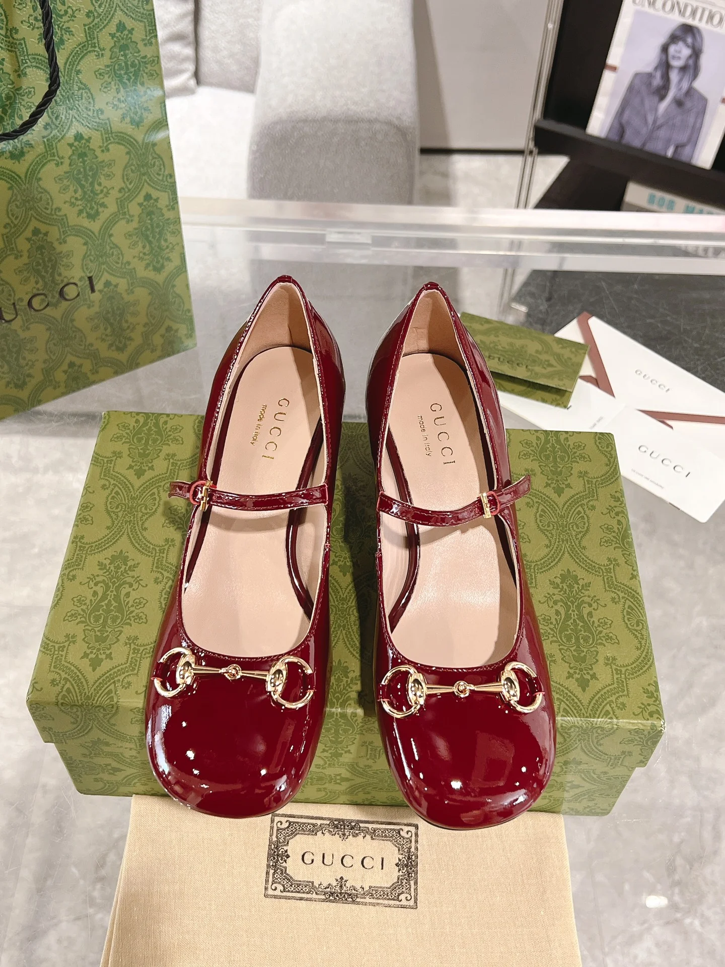 Gucc 26ss chunky heel