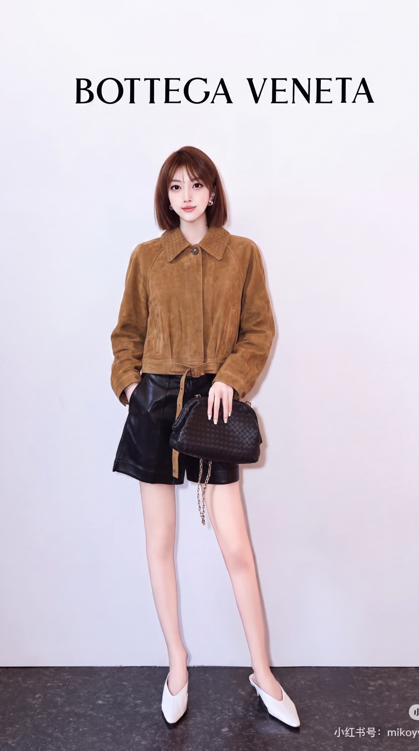 Bott 26fw suede leather jacket