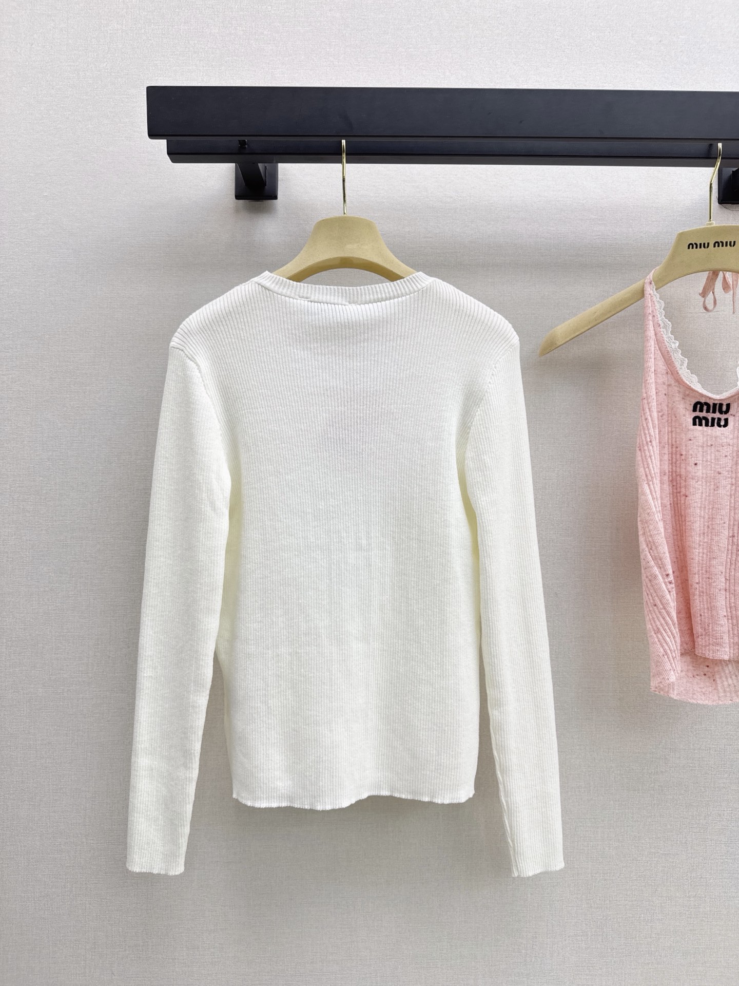 Miu 26fw knit camisole knit sweater sets