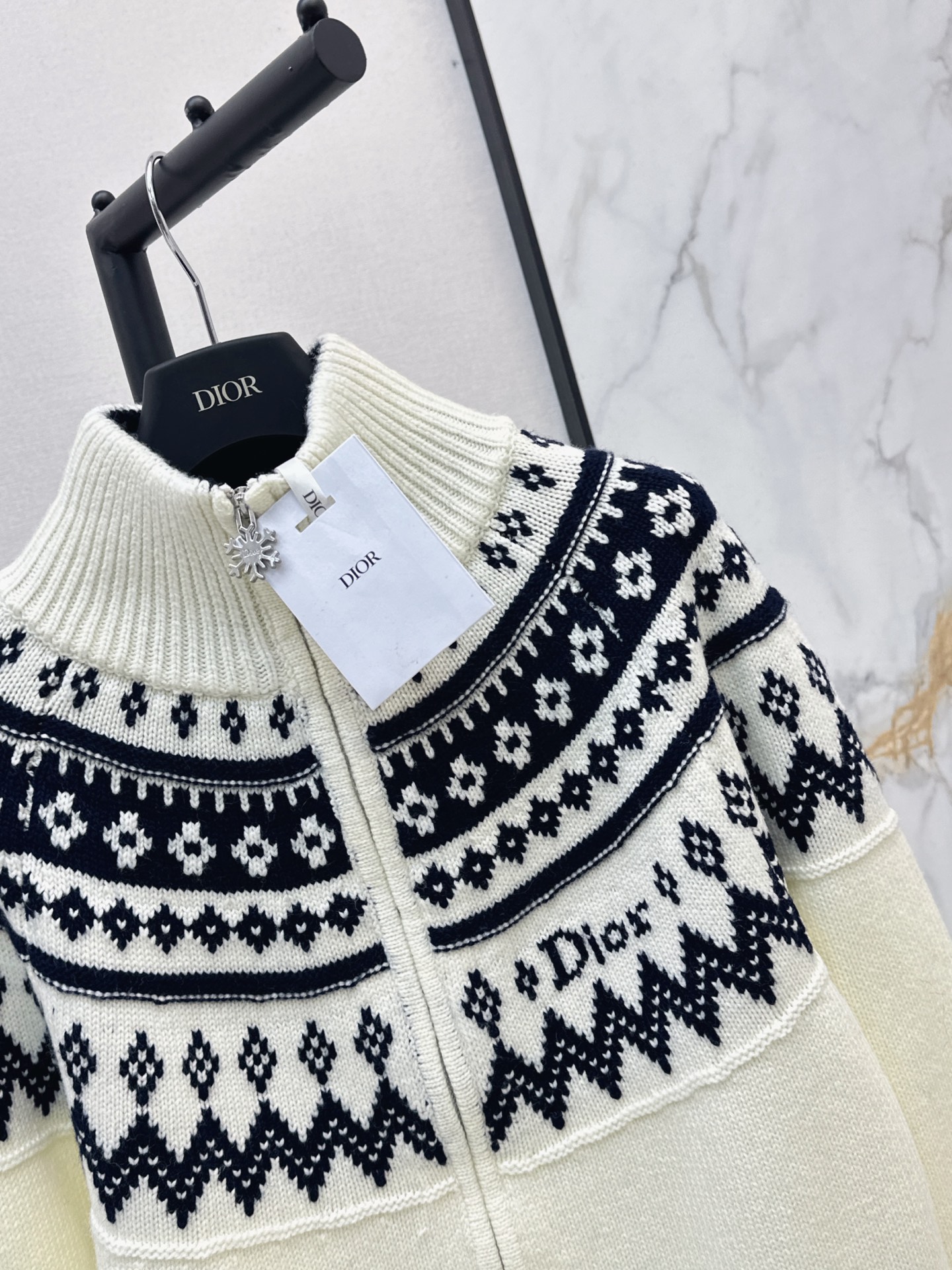 CD 26fw fair isle knit jacket