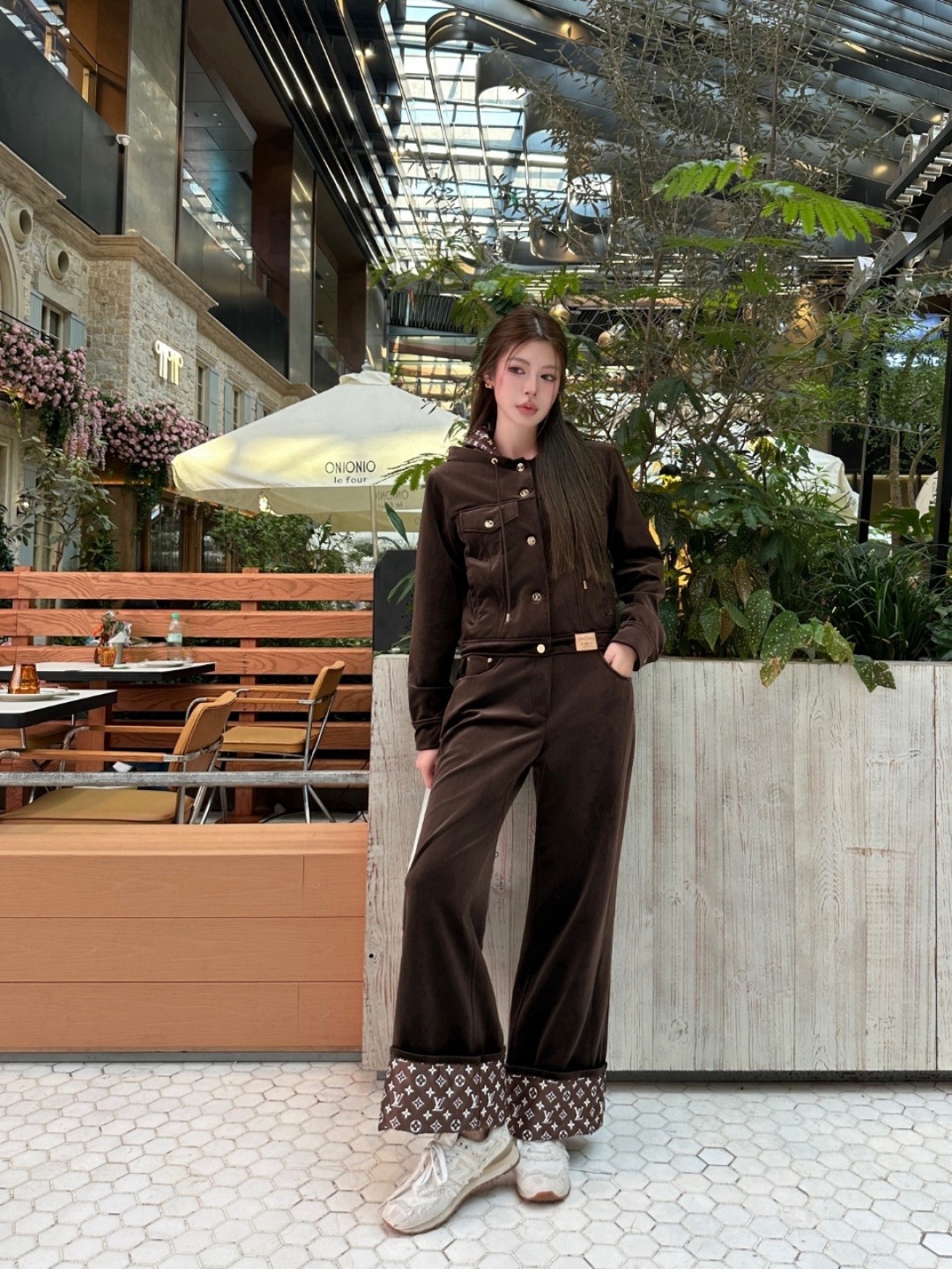 Loui 26fw hooded casual jacket