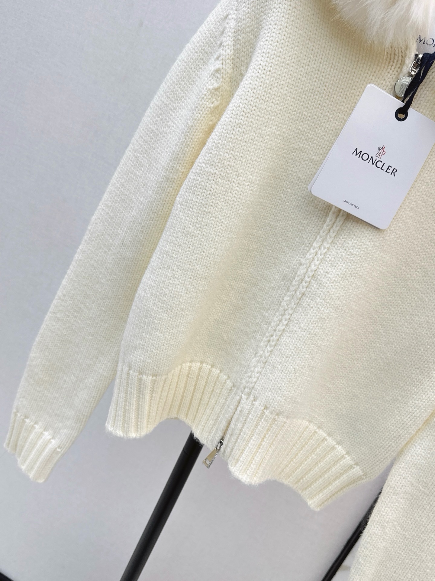 Monc 26fw hooded knit jacket