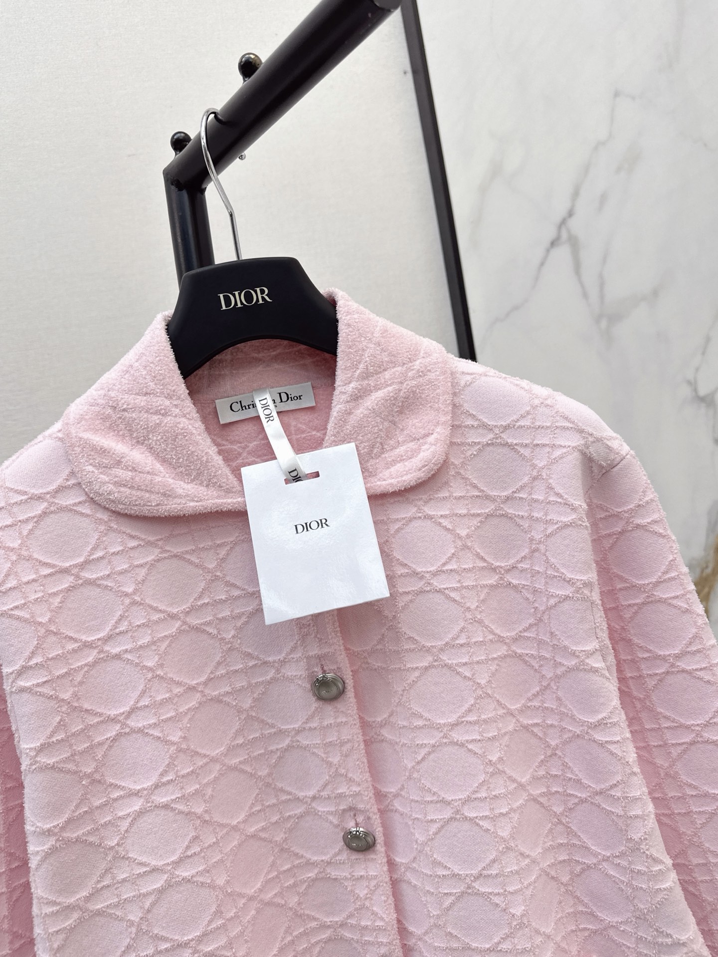 CD 26fw check jacquard jacket