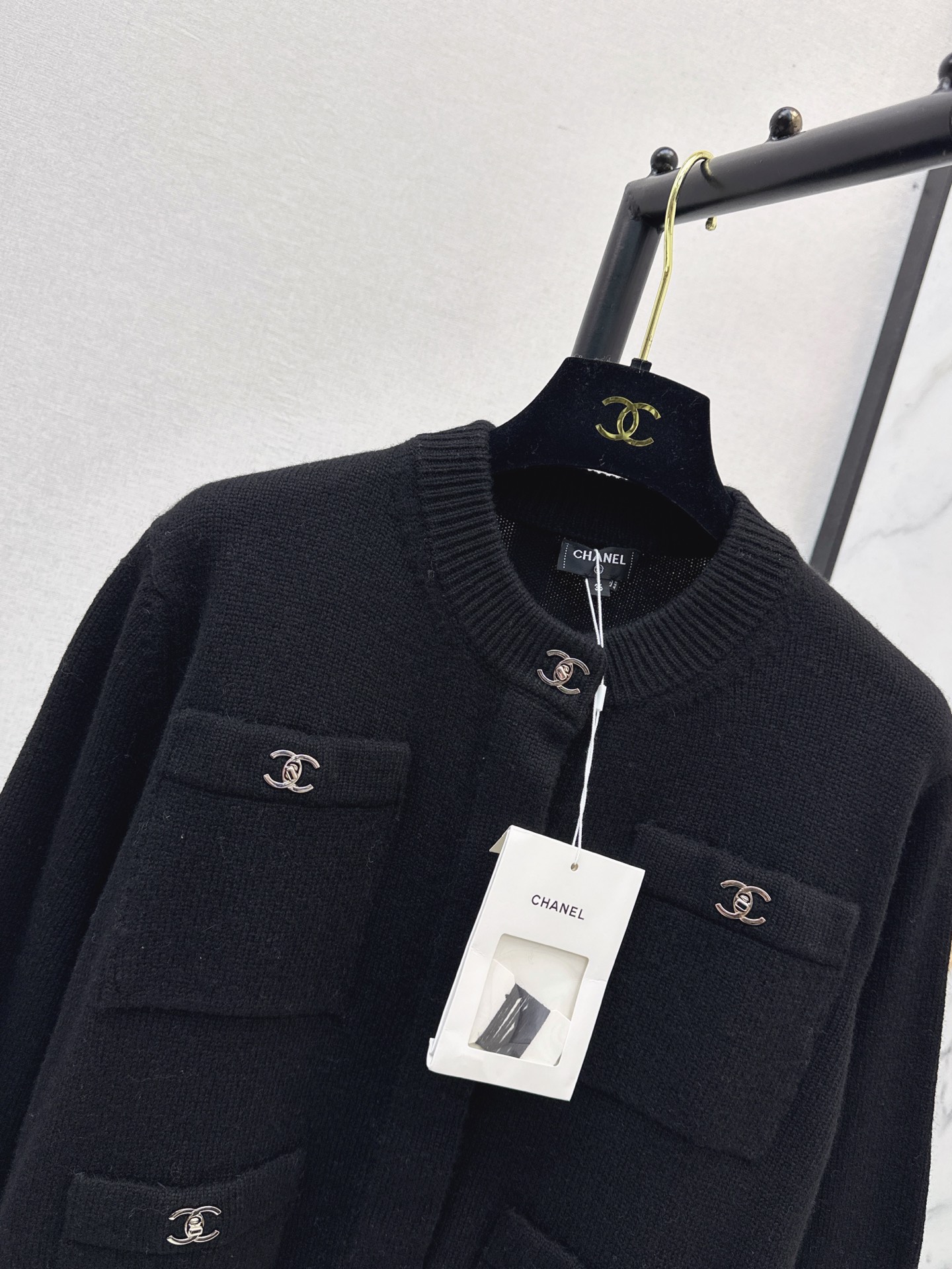 Chan 26fw knit jacket