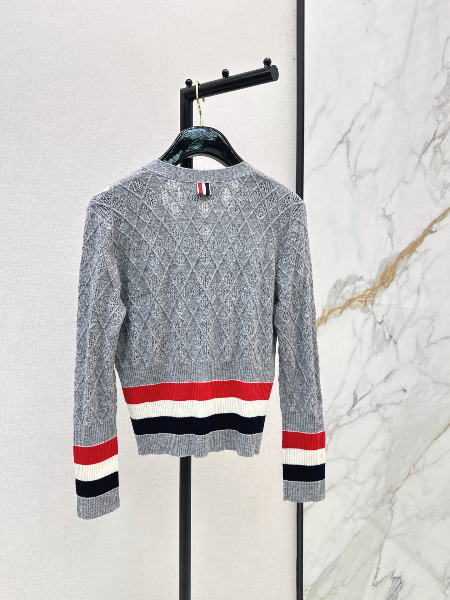 Thom 26fw jacquard cardigan
