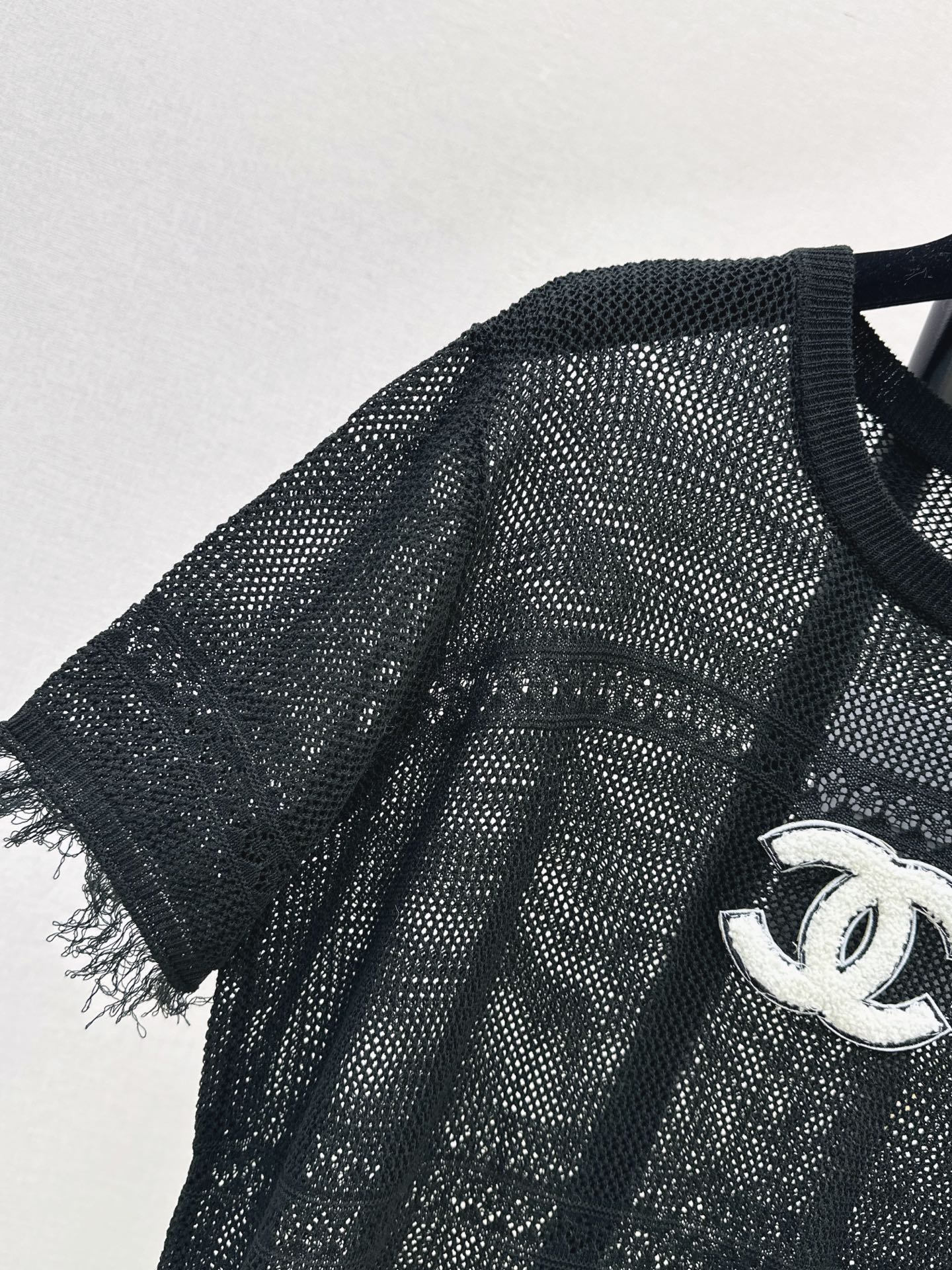 Chan 26fw hollow knitwear