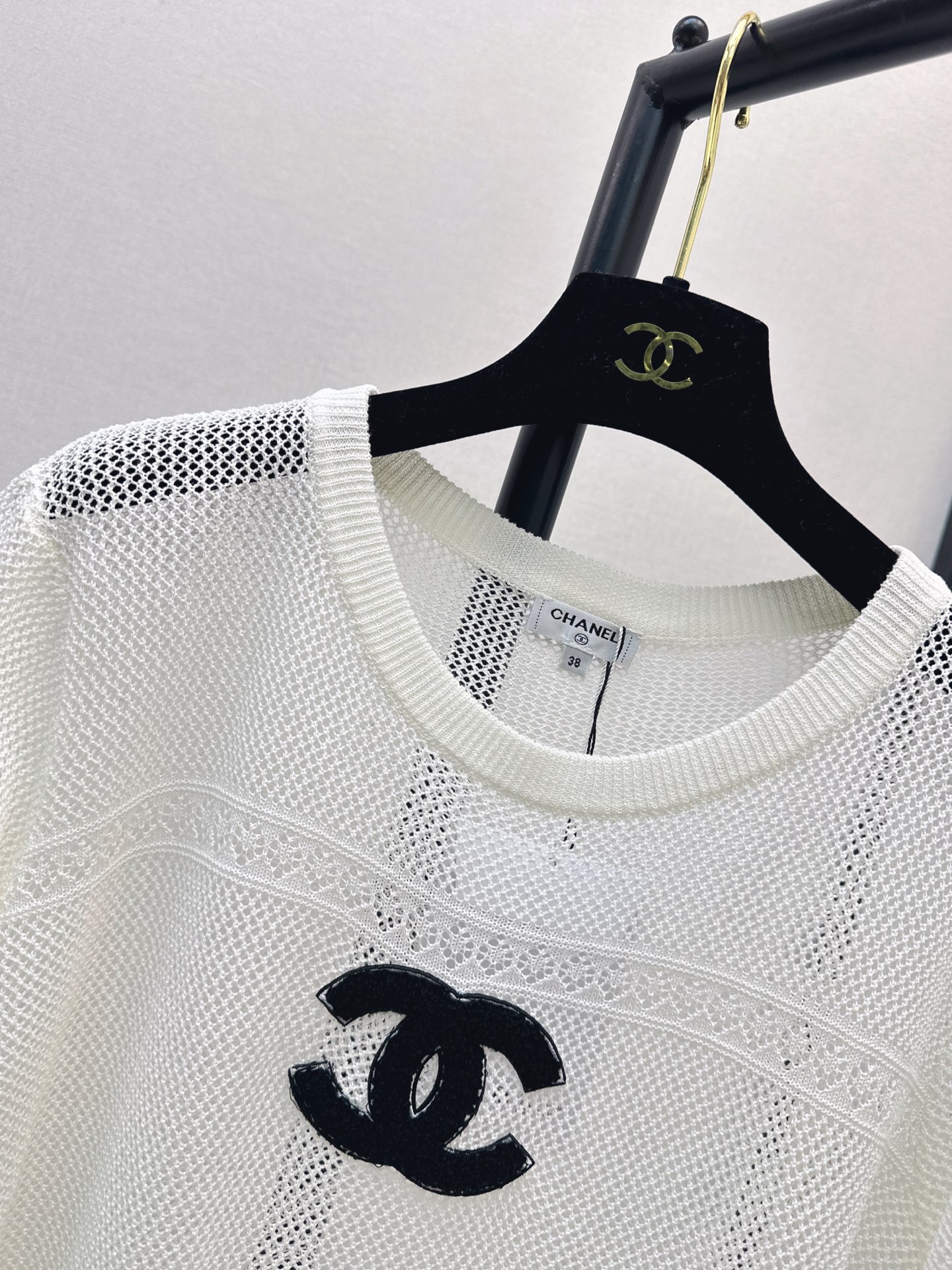 Chan 26fw hollow knitwear