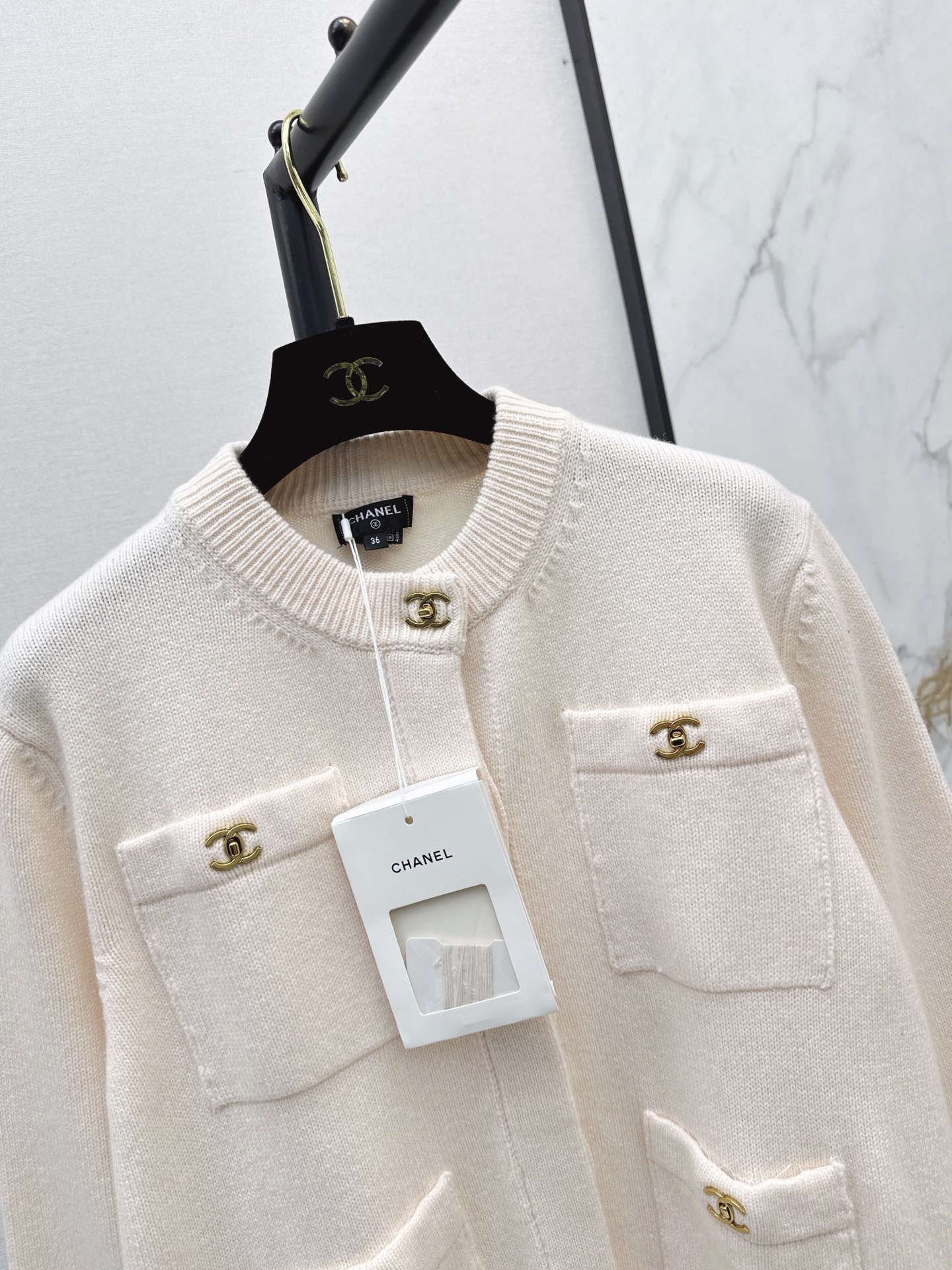 Chan 26fw knit jacket