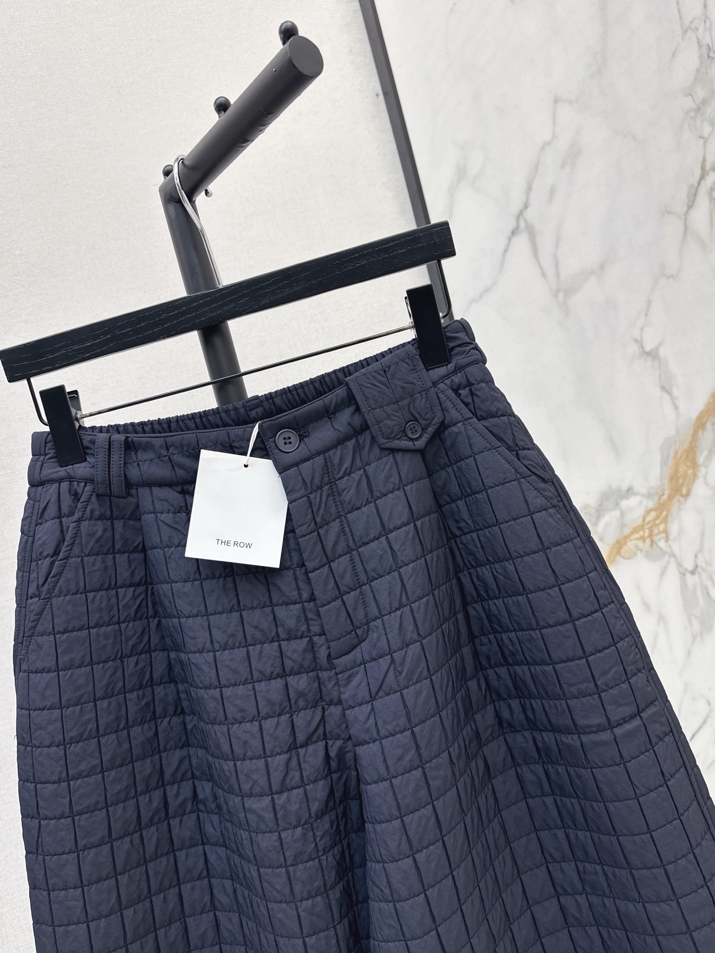 Brun 26fw cropped padded pants